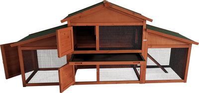 Companion - Kaninbur - 215x63x100 cm, natur/grøn ❤ Kæmpe udvalg i Companion ❤ Billig fragt og hurtig levering 2 - 5 hverdage - Varenummer: BGH-47763596116298 / Ean: '5701883389408 på lager - Udsalg på Best selling products Spar op til 61% - Over 1324 kendte brands på udsalg