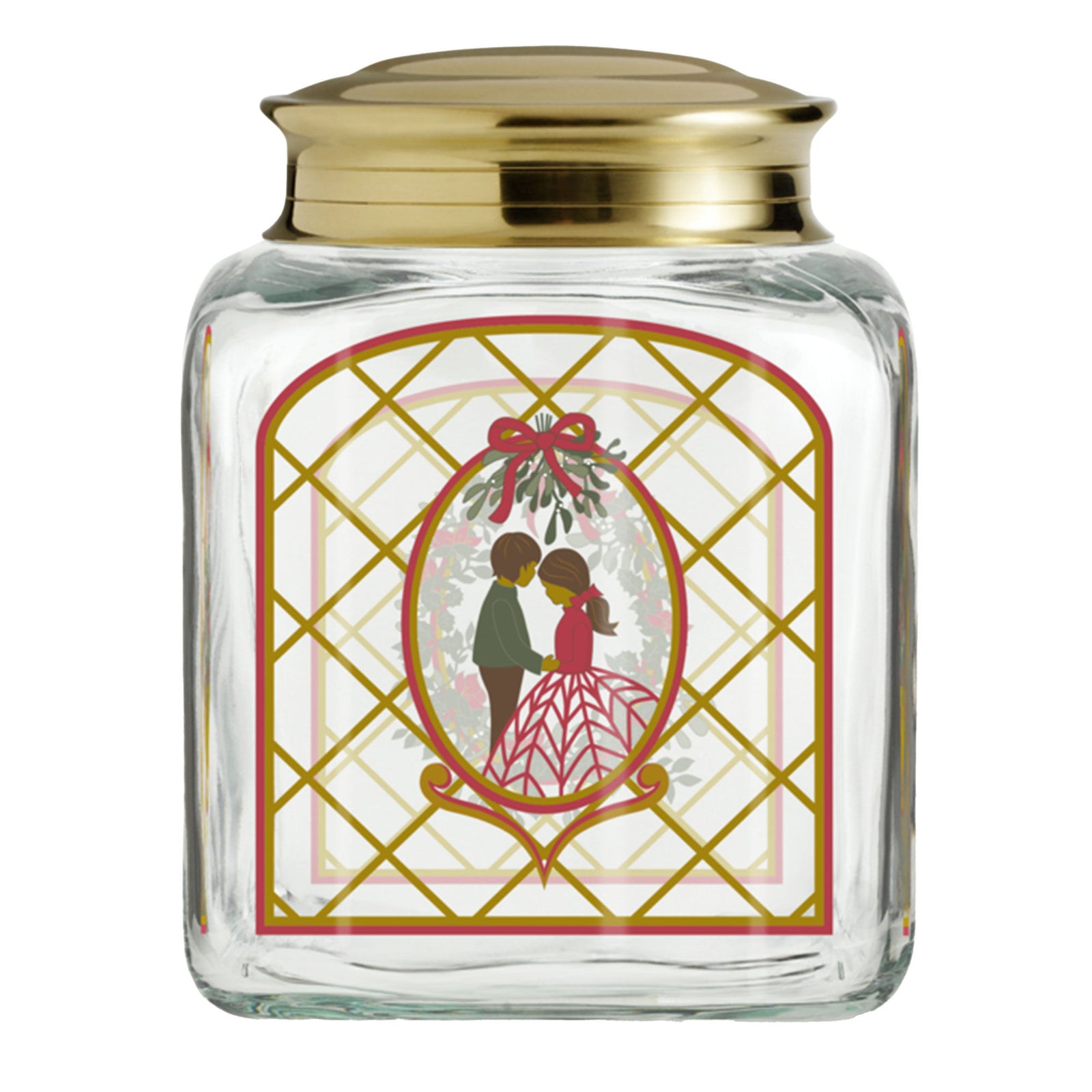 Holmegaard Holmegaard Julekageglas 2025, multi – billede i brug (Kagedåse)