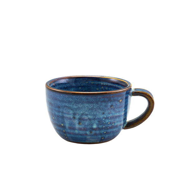 Produktbillede af Terra Aqua Blå Kaffekop 22cl Genware på tilbud i brug