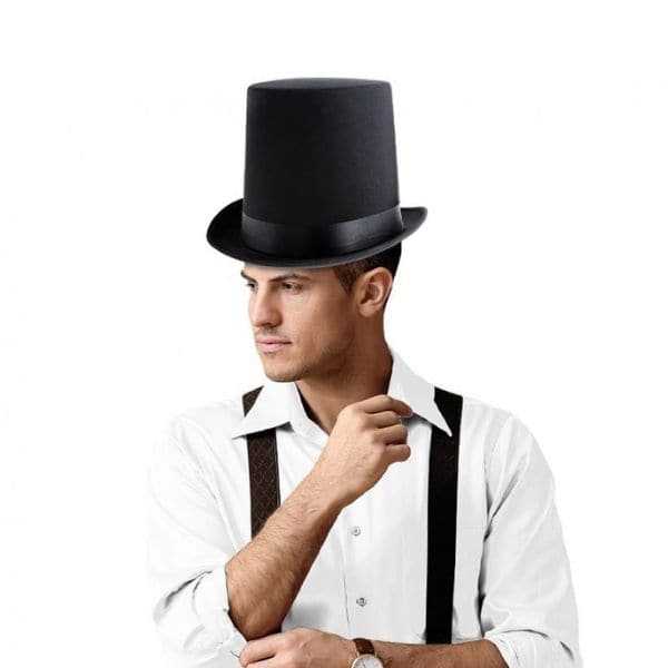 Cylinder "Gentleman" Høj Sort Glat Str L ❤ Kæmpe udvalg i Godan ❤ Billig fragt og hurtig levering 2 - 5 hverdage - Varenummer: BAR-774144 / Ean: '5901238631330 på lager - Udsalg på Fest | Tema Fest | Udklædning Spar op til 65% - Over 1150 kendte brands på udsalg