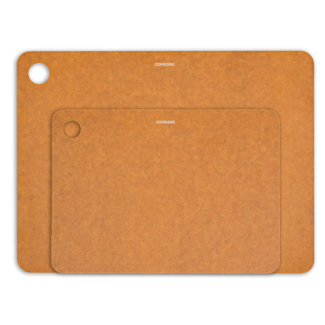 Combekk Combekk Skærebræt, brun, 2 stk. – produktvisning (Skærebrætssæt)