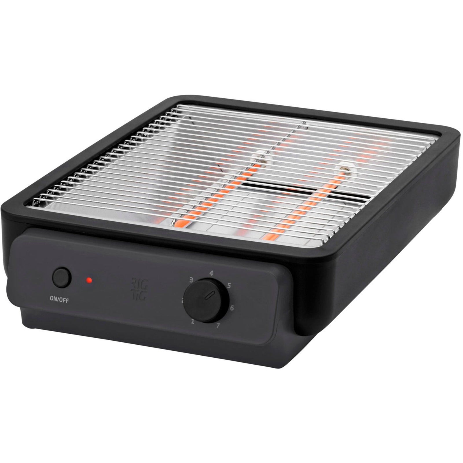 Rig-tig Rig-tig FOODIE Brødrister, sort – close-up (Brødristere)