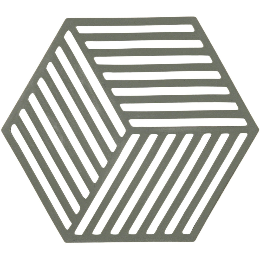 Zone Zone Hexagon Bordskåner, olive green ❤ billede i brug i kategorien Underlag