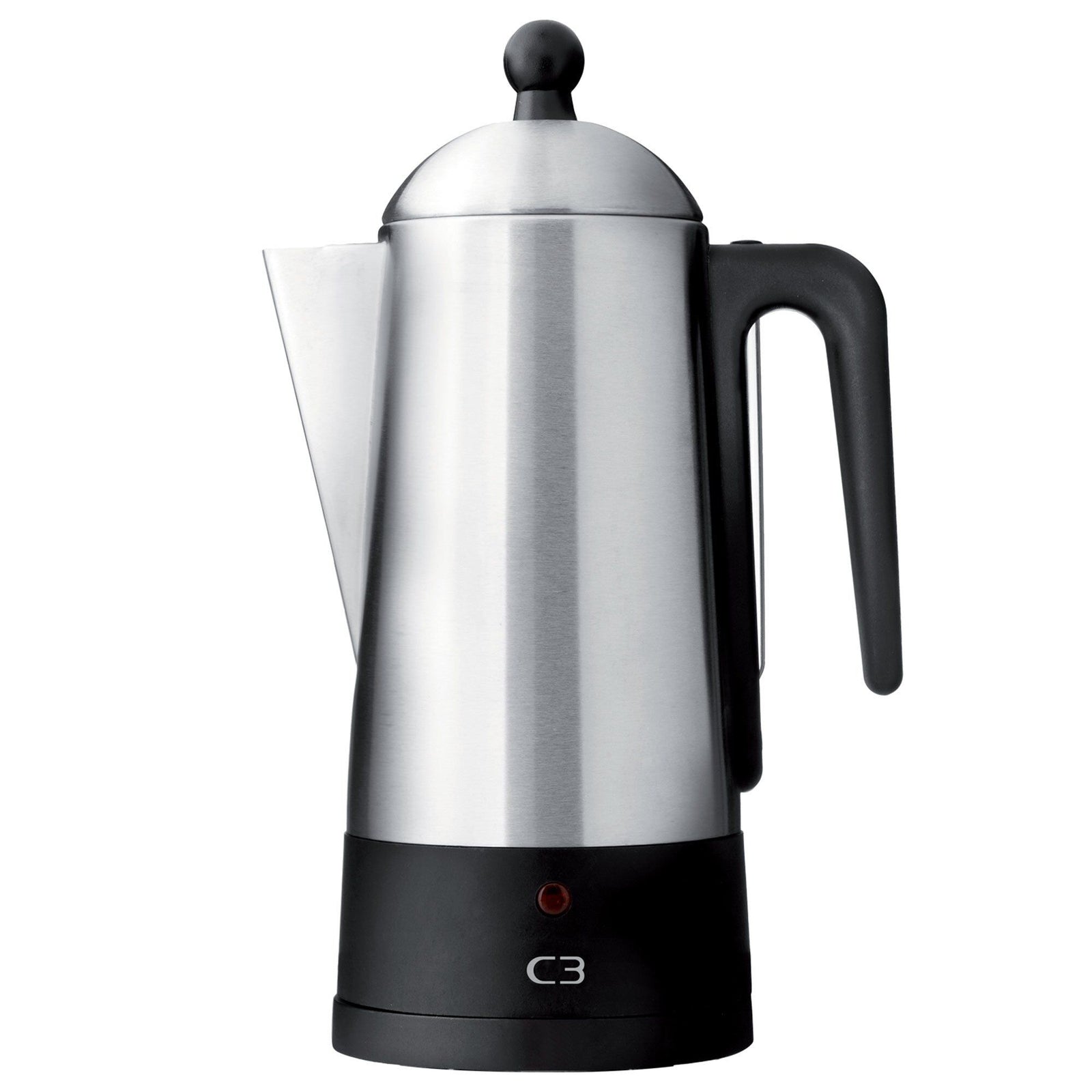 C3 C3 Design perkolator 6 kopper, rustfrit stål ❤ frontbillede (Perkolatorer)