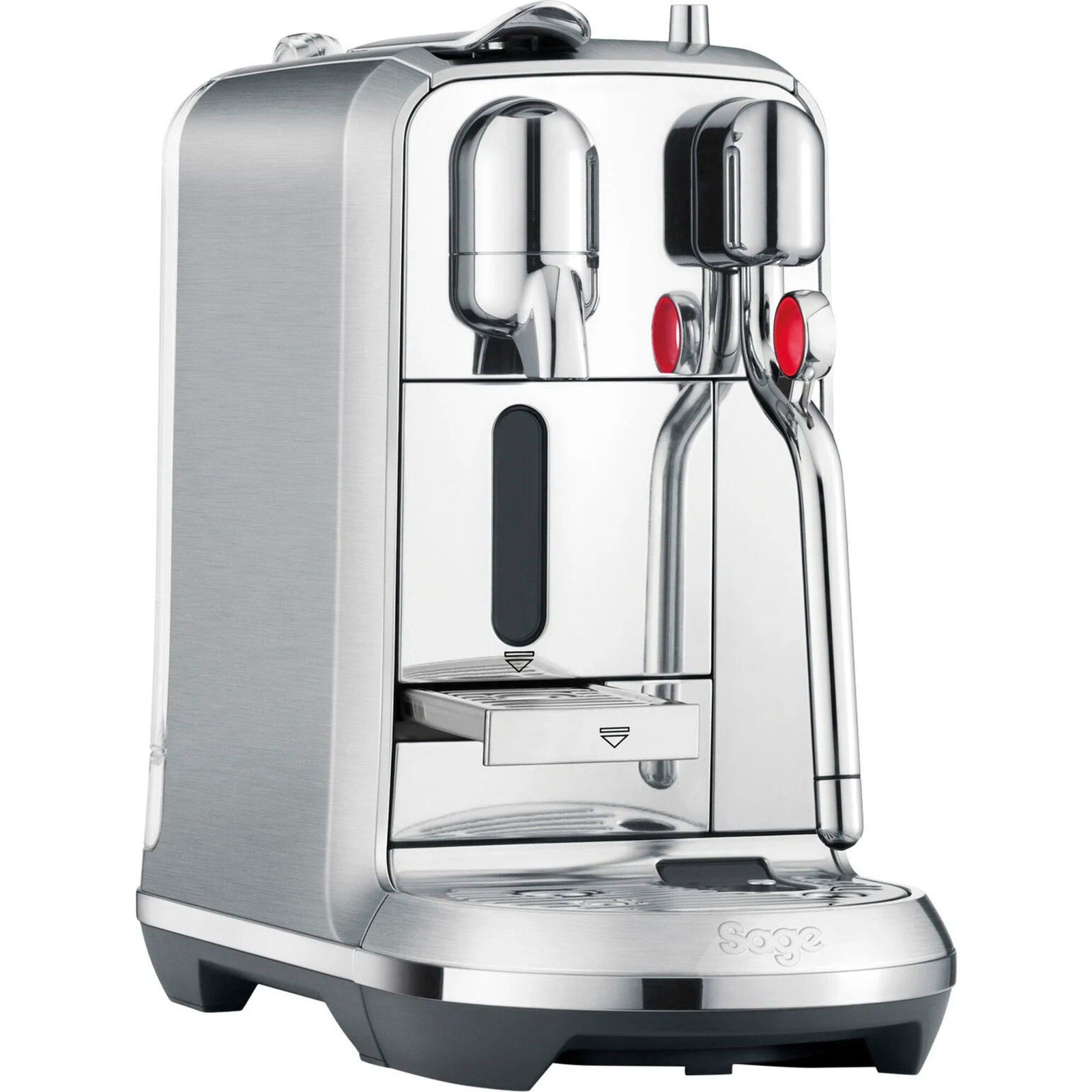 Nespresso Nespresso By Sage SNE 800 kapselmaskine, brushed stainless steel ❤ produktbillede (Kapselmaskiner)