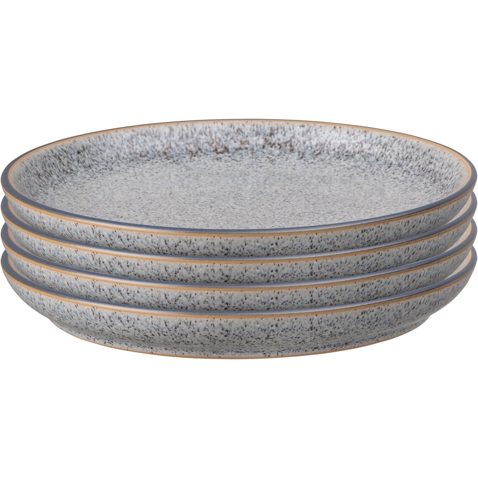 Denby Denby Studio Grey Tallerken 21cm 4-Pak – vinkelbillede (Madtallerken)