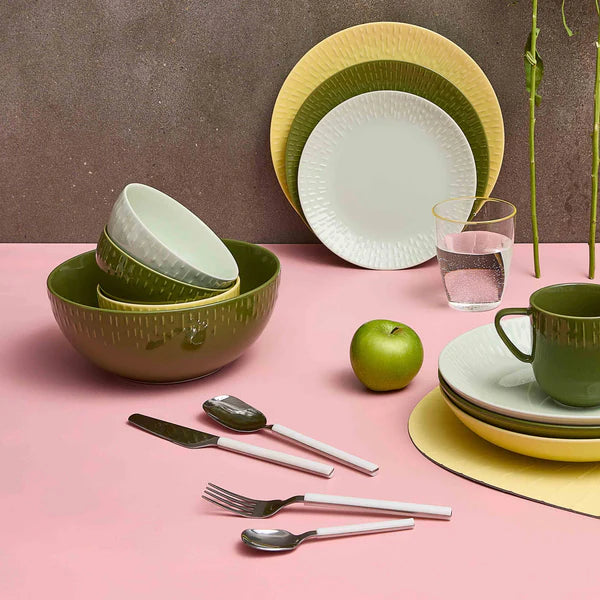 Produktbillede af Aida Confetti bestik 16 dele Mozzarella i premium kvalitet