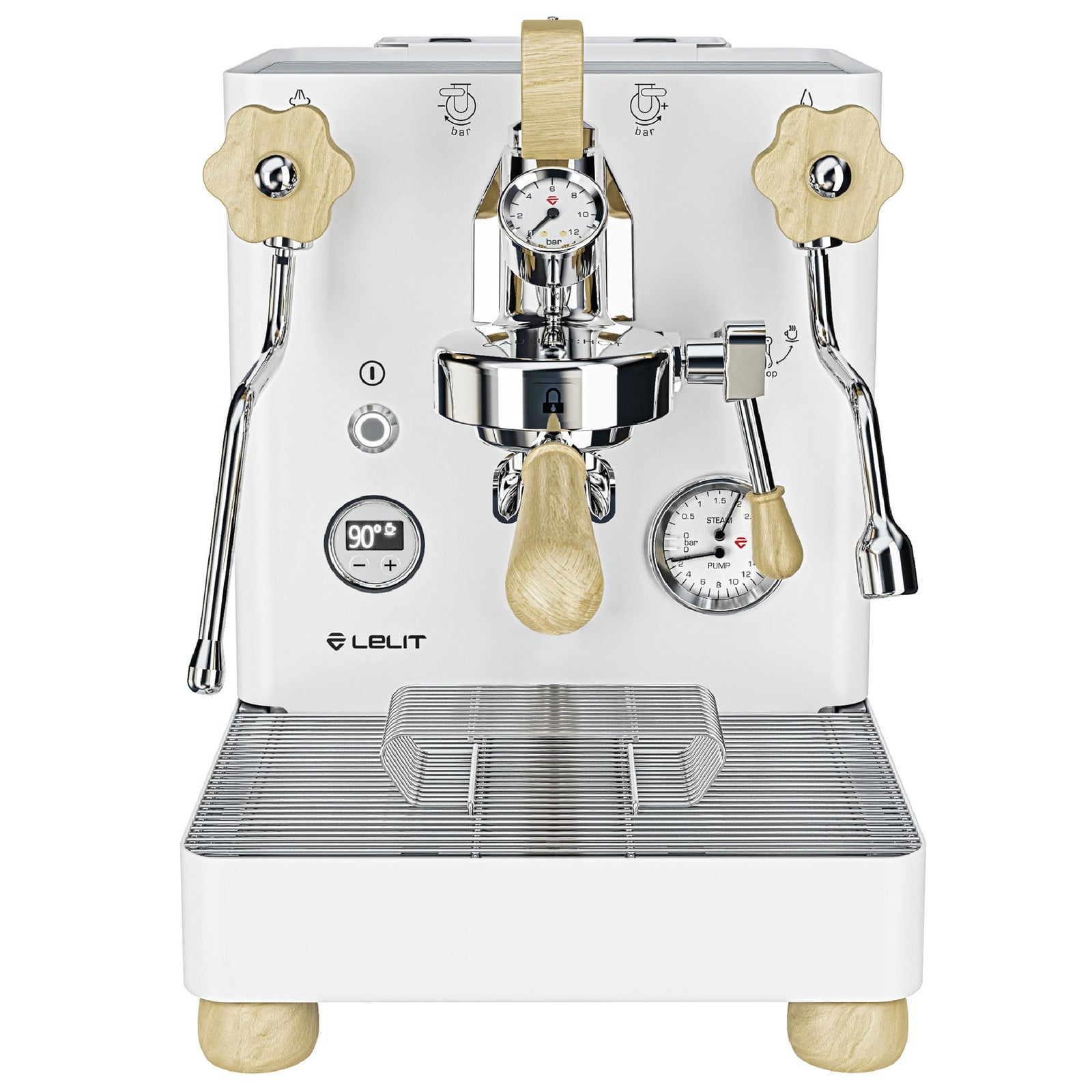 Lelit Lelit PL162T-EU Bianca espressomaskine – close-up (Espressomaskiner)
