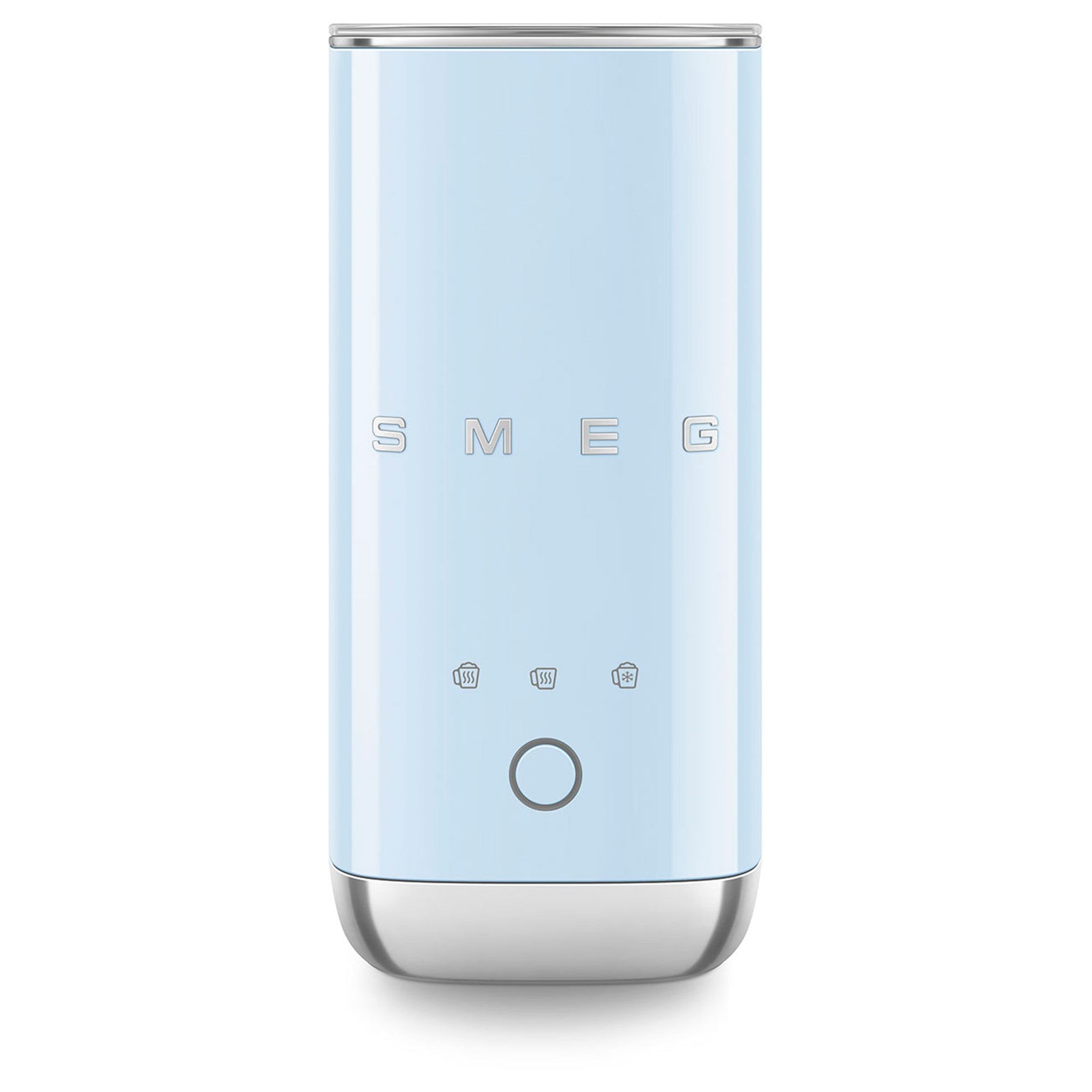 Smeg Smeg Mini-Mælkeskummer, pastelblå – vinkelbillede (Mælkeskummer)