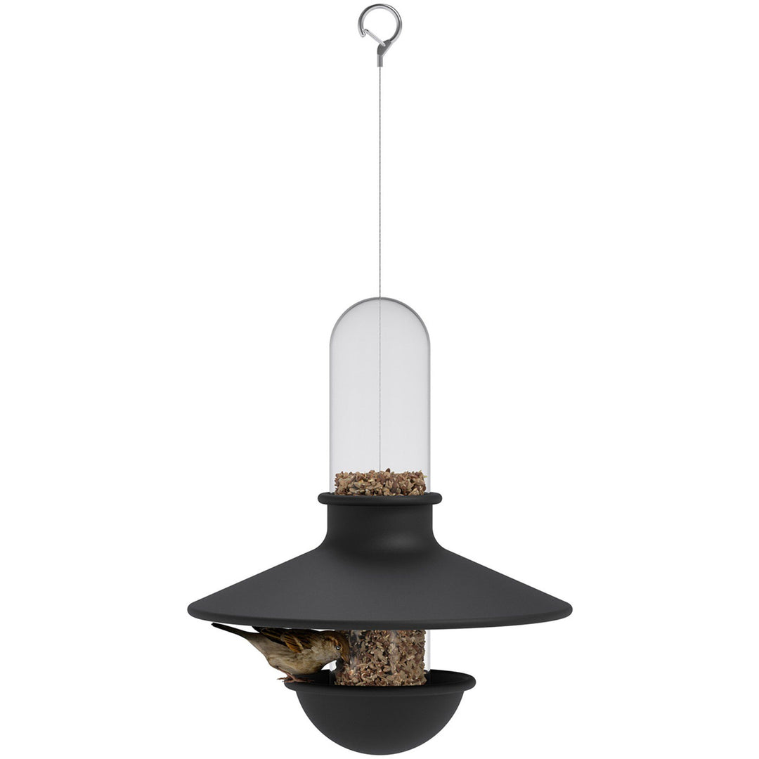 Eva solo Eva solo De Luxe fuglefoderautomat, sort ❤ frontbillede (Fuglefodrer)