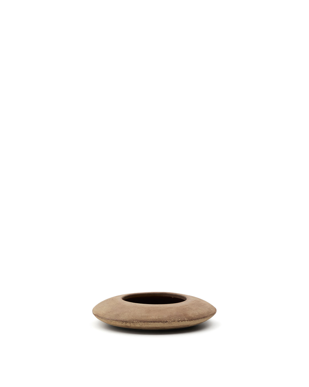 KAVE HOME Rivor krukke rund terracotta med naturlig finish Ø50