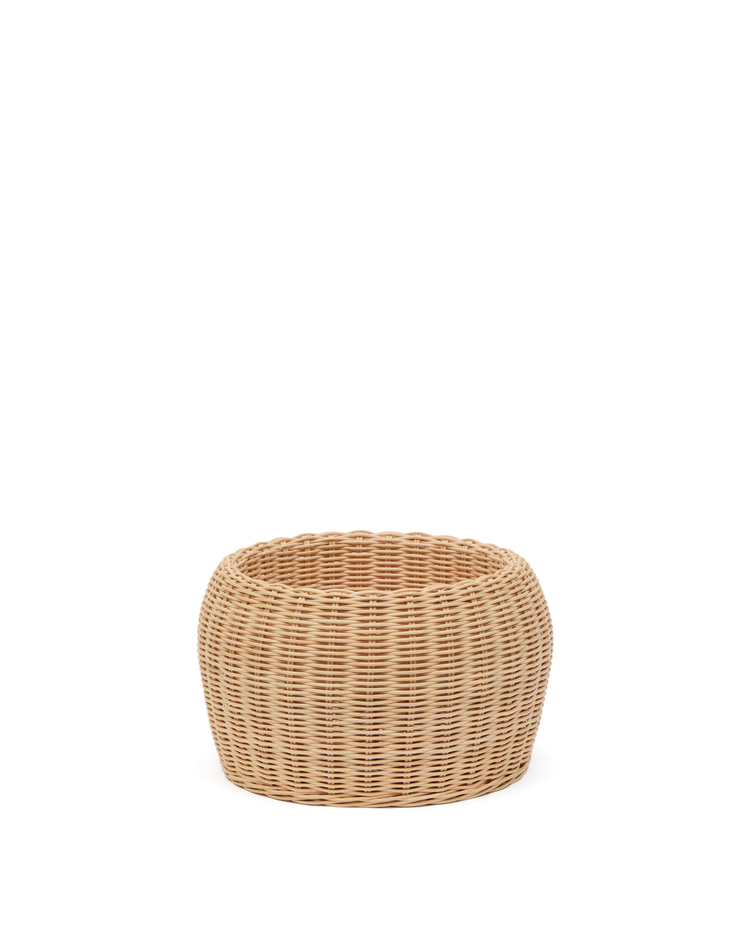 KAVE HOME Zilna vase rund natur rattan H:19cm