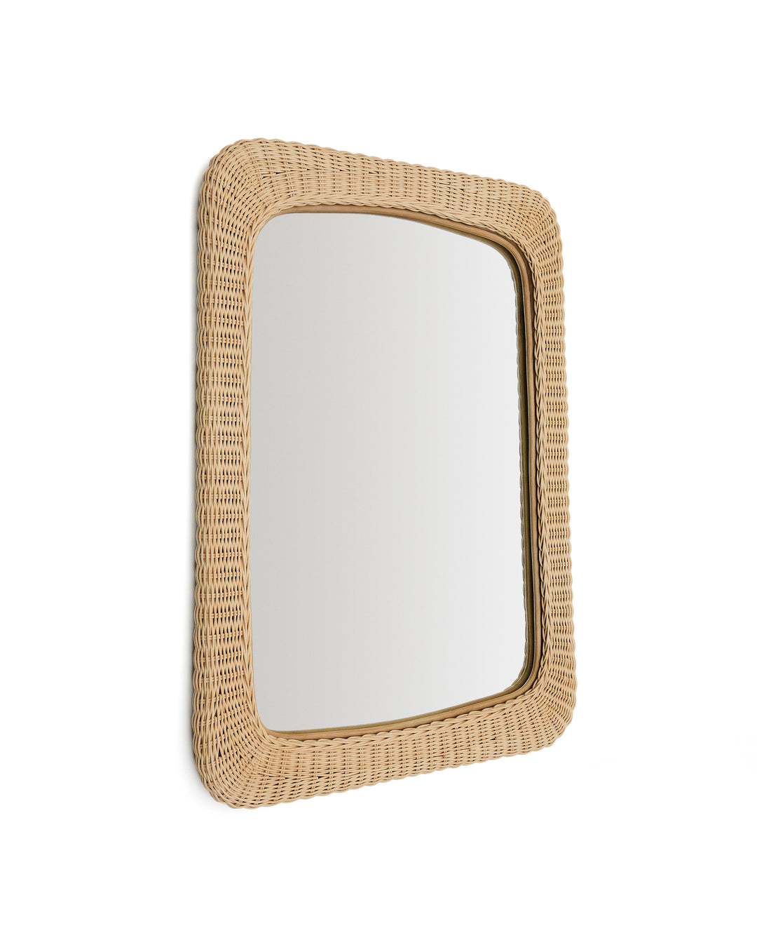 KAVE HOME Zilna rattan spejl 58 x 79cm