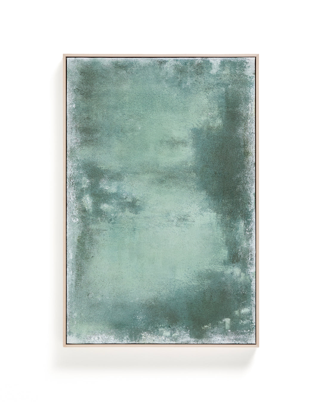 KAVE HOME Selnar abstrakt billede rektangulær grøn stof 90x60