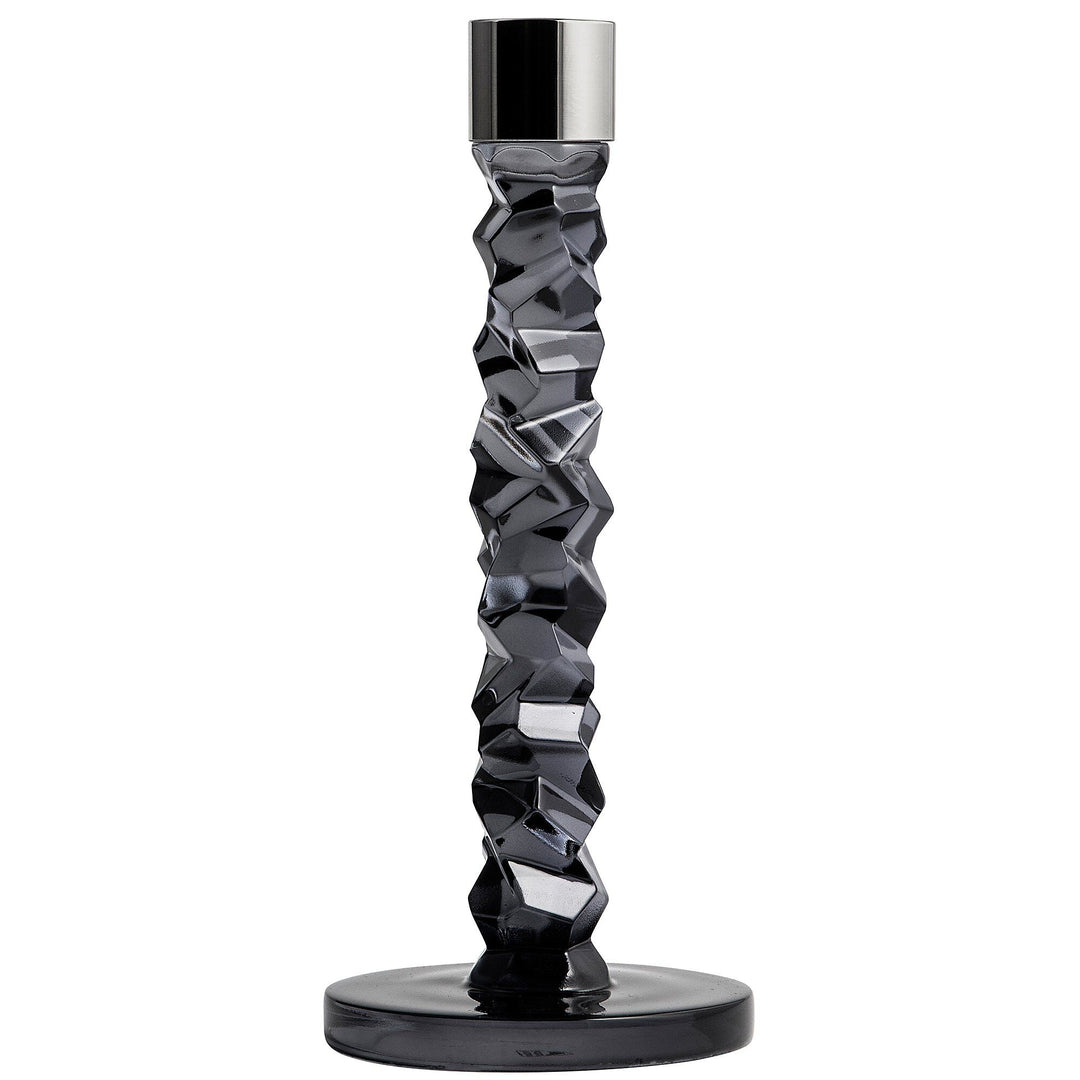Orrefors Orrefors Carat lysestage, 24,2 cm., 2 stk. antracit – billede i brug (Lysestage)