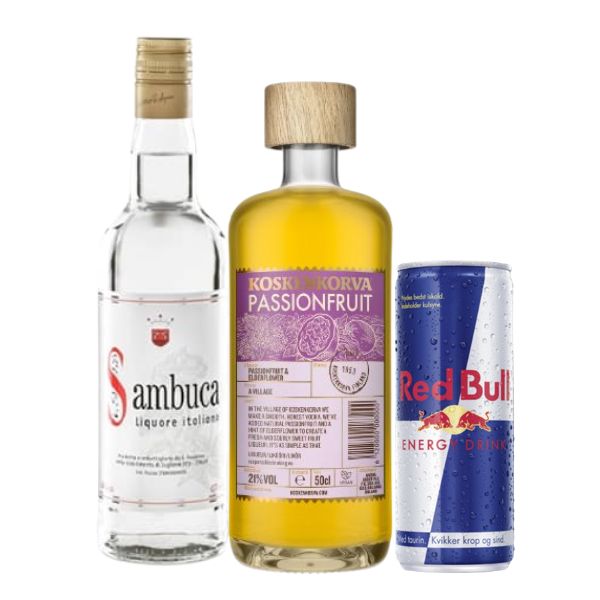 Produktbillede af Flagermus Shots Drinkspakke på tilbud i premium kvalitet