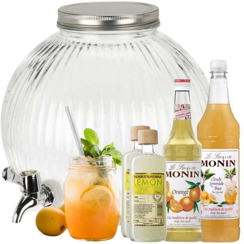 Produktbillede af Orange Lemonade Dispenser Drinkspakke 5 Liter på tilbud i premium kvalitet