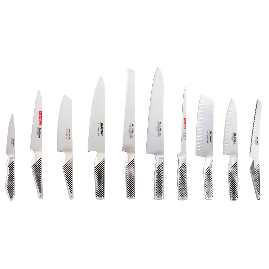 Global Global Knivsæt med 10 knive – frontbillede (Knivsæt)