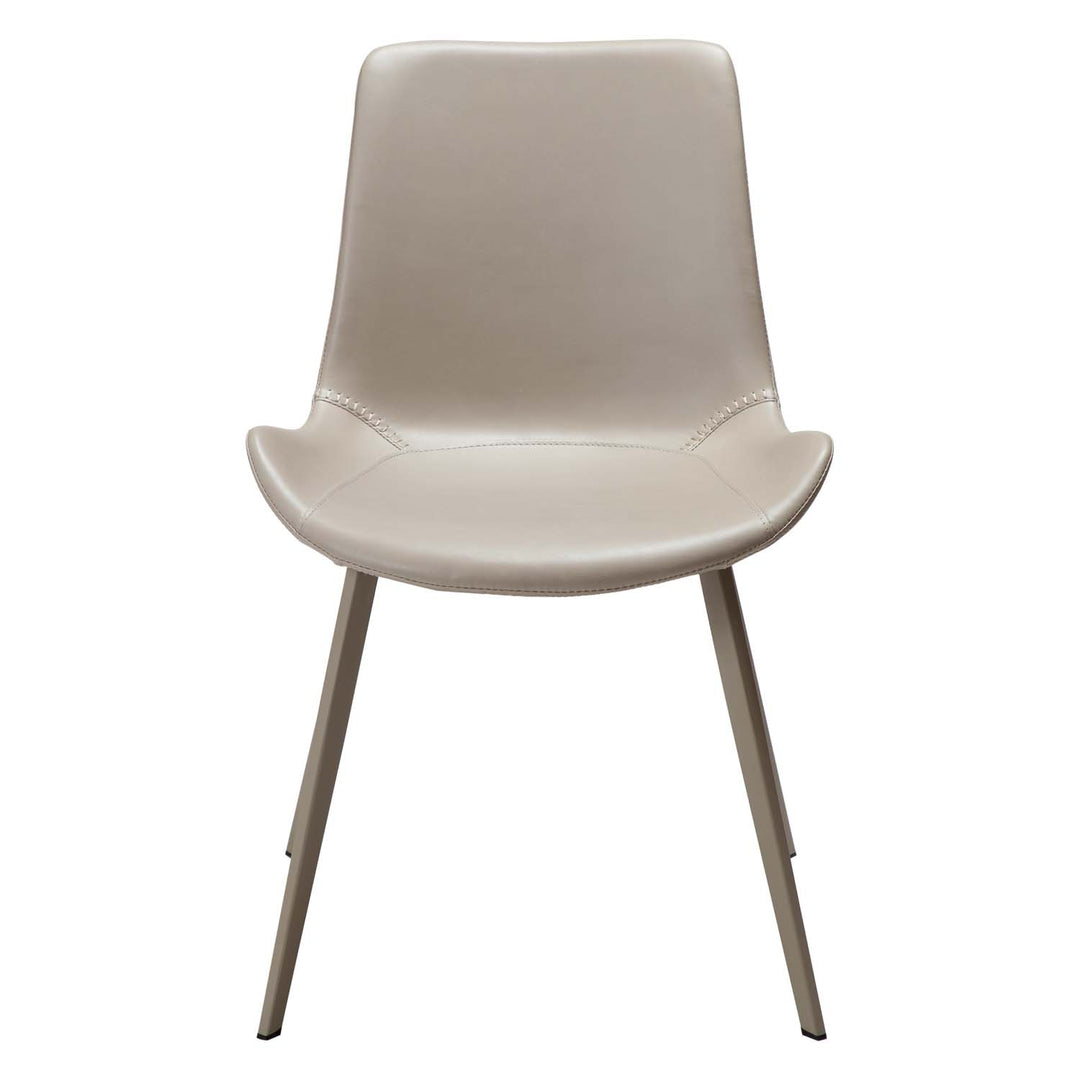 DAN-FORM Hype spisebordsstol kashmir kunstlæder og kashmir stål