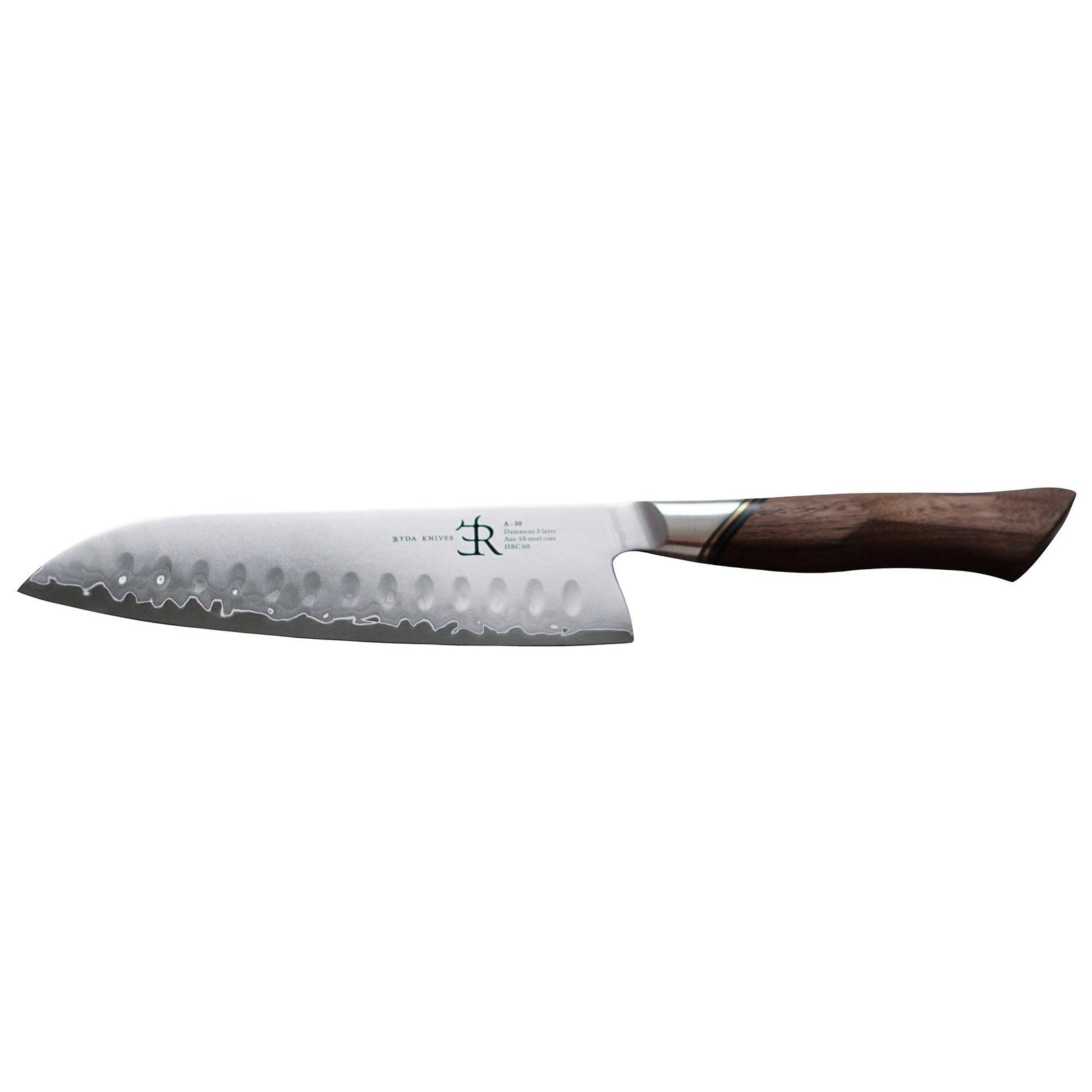 Ryda knives Ryda knives A-30 Santokukniv ❤ frontbillede (Santokuknive)