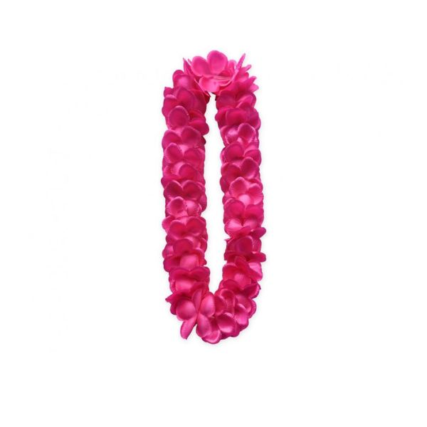Produktbillede af Hawaiiansk Blomsterkæde Satin Lyserød på tilbud i brug