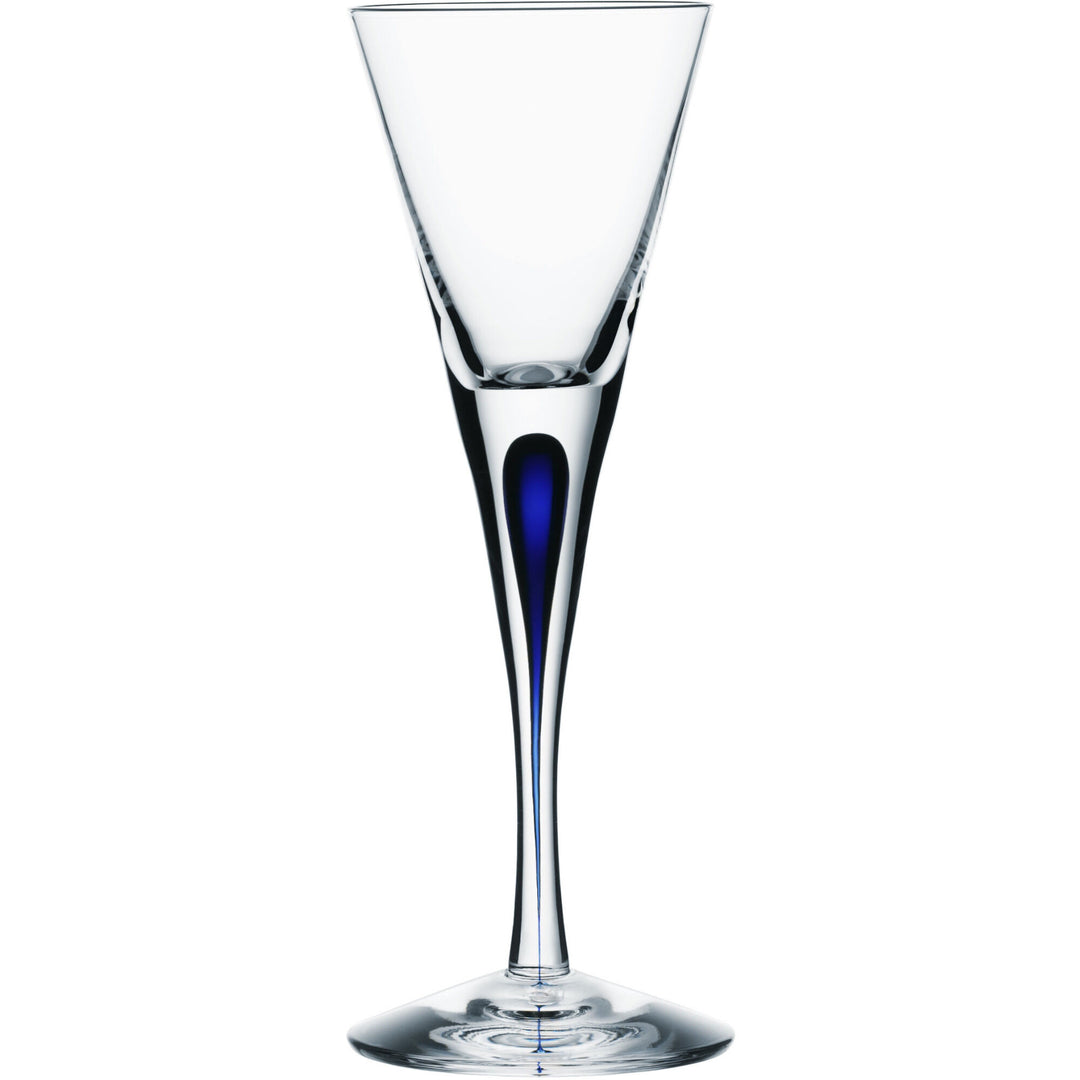 Orrefors Orrefors Intermezzo Blå Snapseglas, 6cl. ❤ produktfoto i kategorien Snapseglas