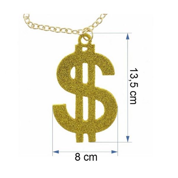 Produktbillede af Kæmpe Dollar Om Halsen på tilbud i brug