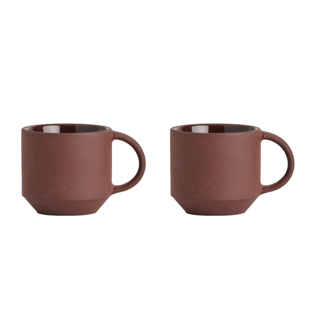 Oyoy living design Oyoy living design Yuka espressokop, dark, pakke med 2 ❤ vinkelbillede (Espressokopper)