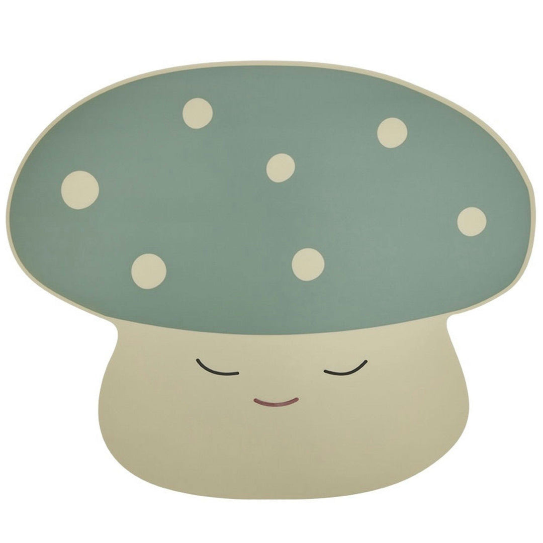 Oyoy mini OYOY Mini Mushroom dækkeserviet, pale green – billede i brug (Underlag til børn)