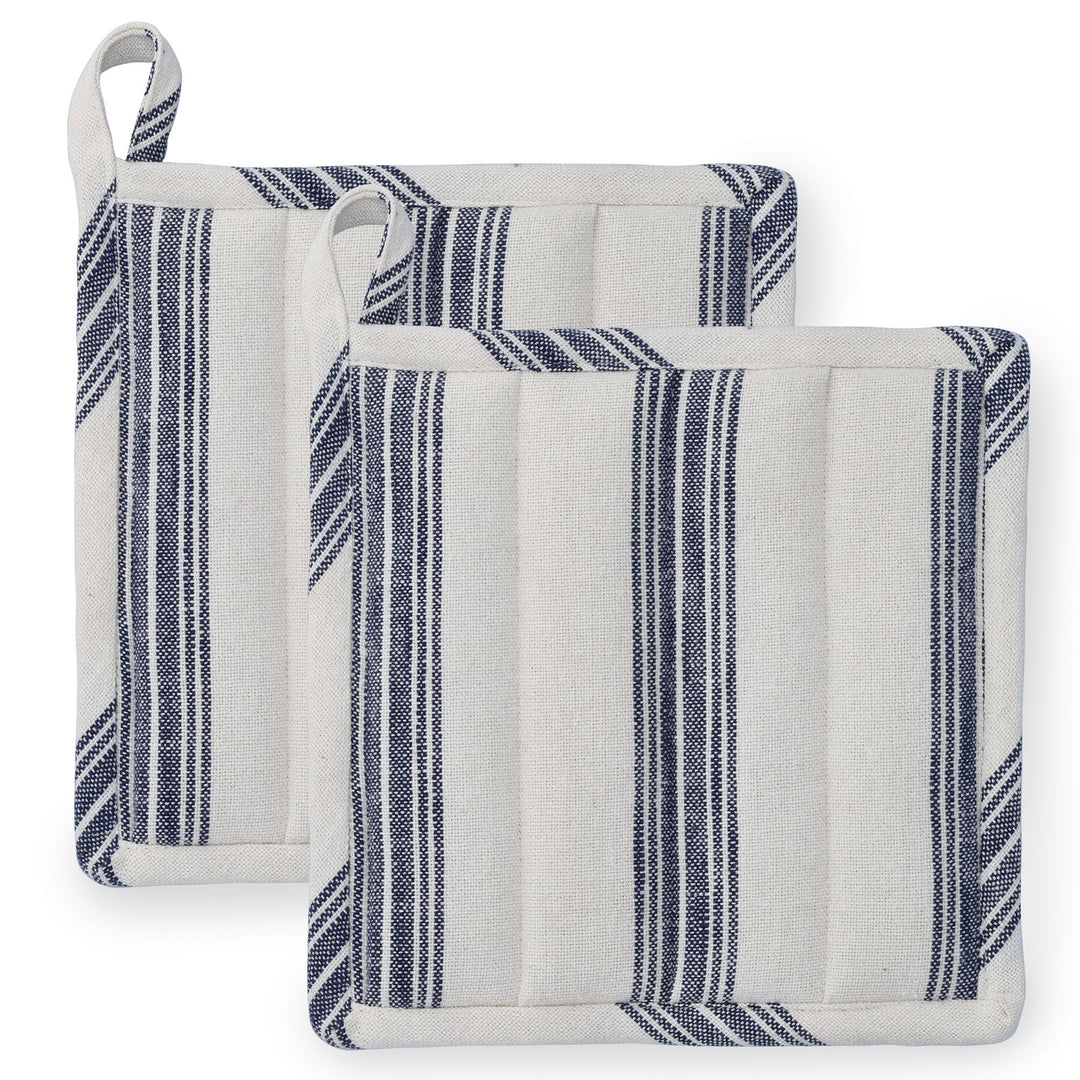 Rosendahl Rosendahl Textiles Garn grydelapper 22 x 22 cm 2-pak, blå – produktfoto (Grydelapper og Grydehandsker)