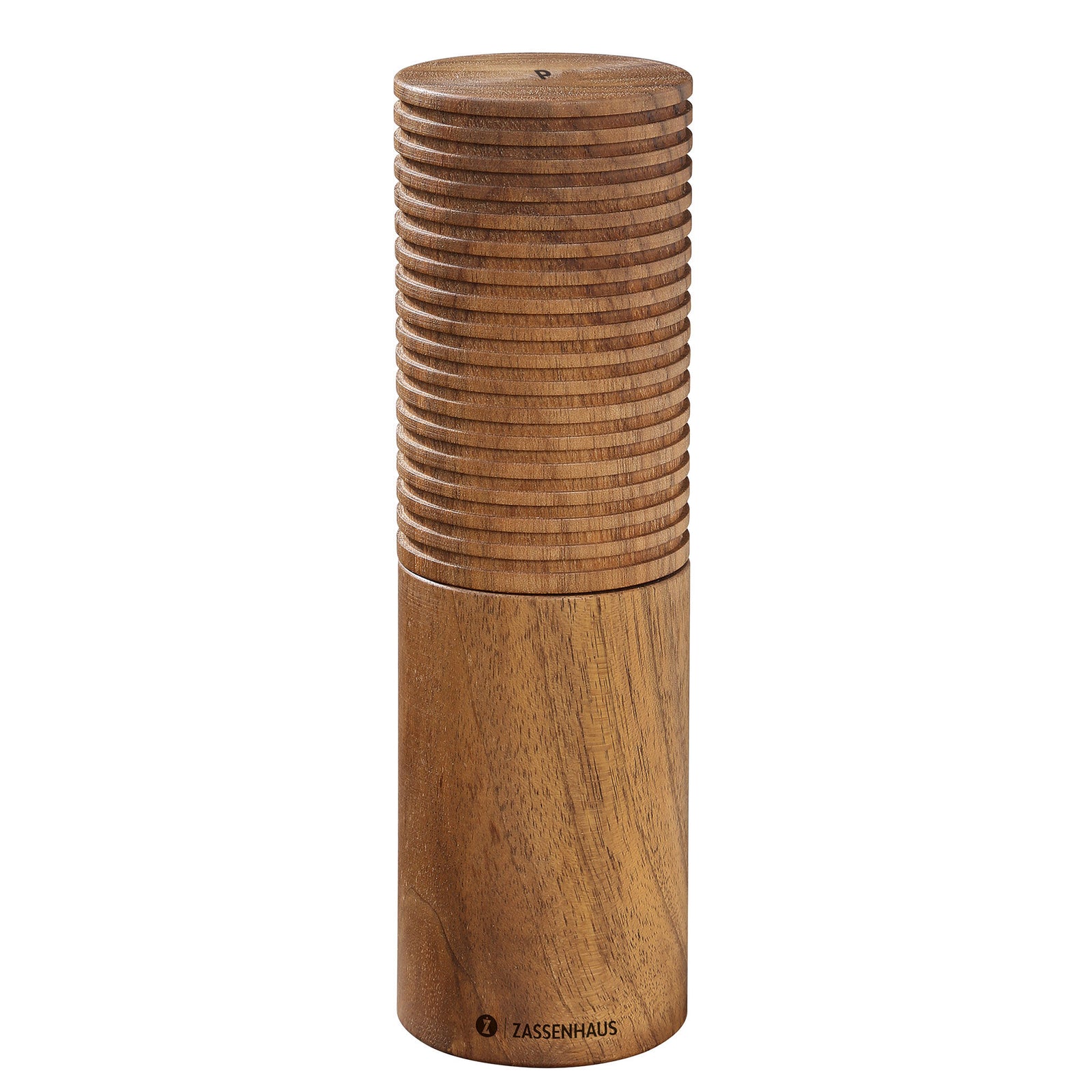 Zassenhaus Zassenhaus Peberkværn 18 cm, valnød – frontbillede (Peberkværn)