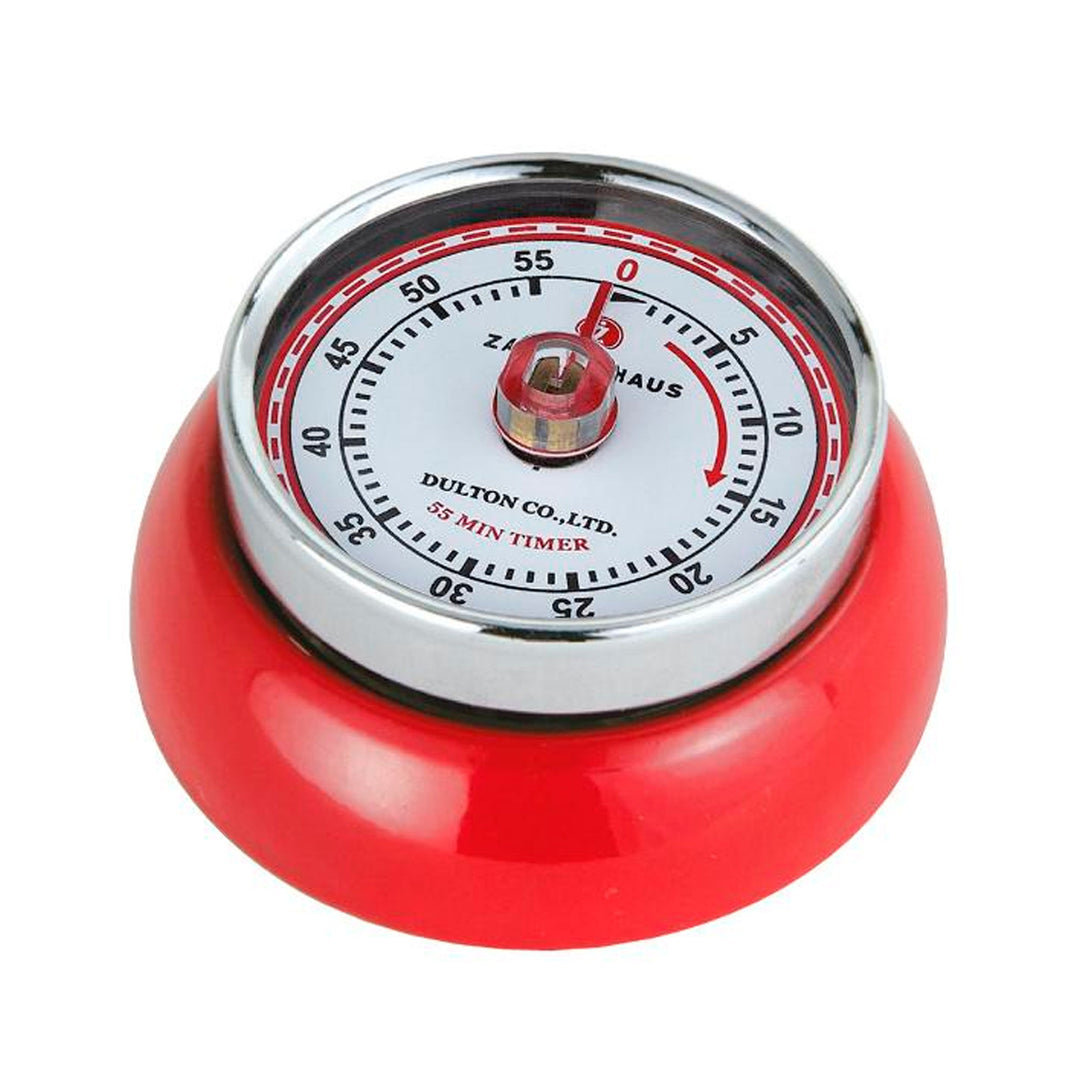 Zassenhaus Zassenhaus Speed Timer minutur rød – vinkelbillede (Køkken timer)