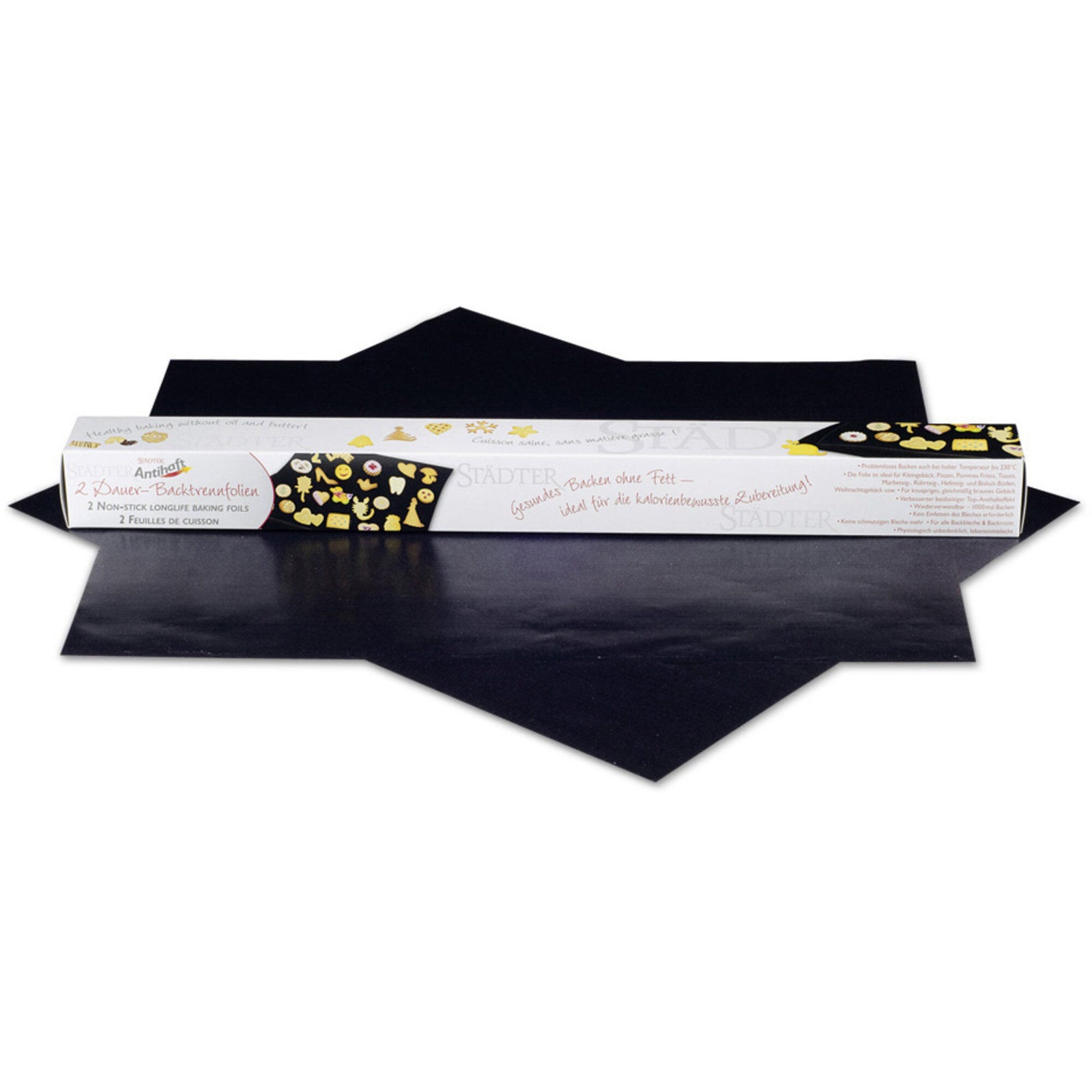 Städter Städter Bageark Non-stick 2-pak – vinkelbillede (Bagetilbehør)