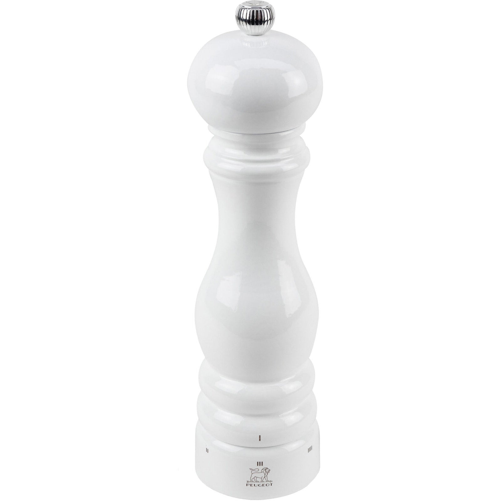 Peugeot Peugeot Paris uS peberkværn hvid lak, h: 22 cm ❤ vinkelbillede (Peberkværn)