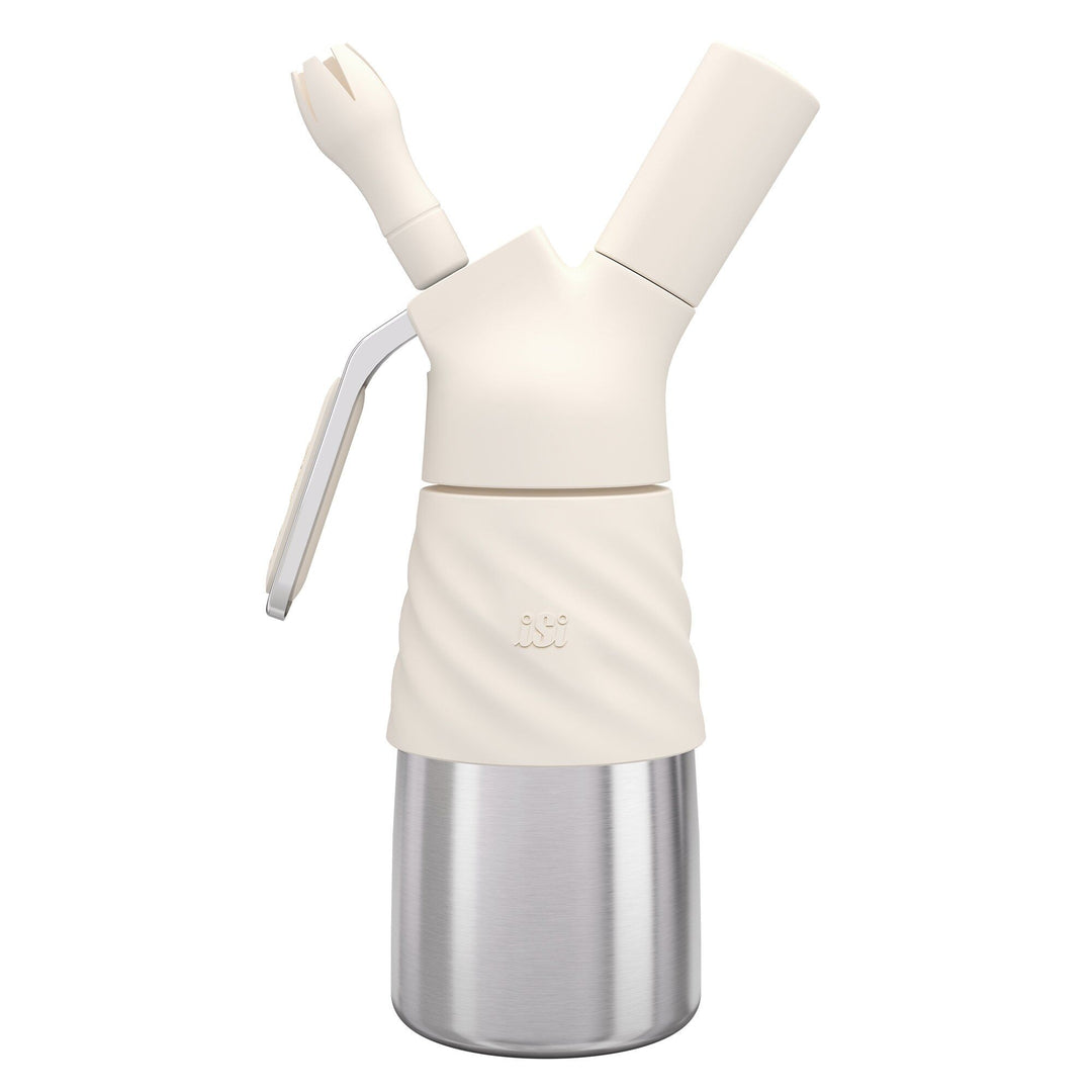 Isi Isi Creative Whip 0,25 liter, hvid – billede i brug (Sifon)