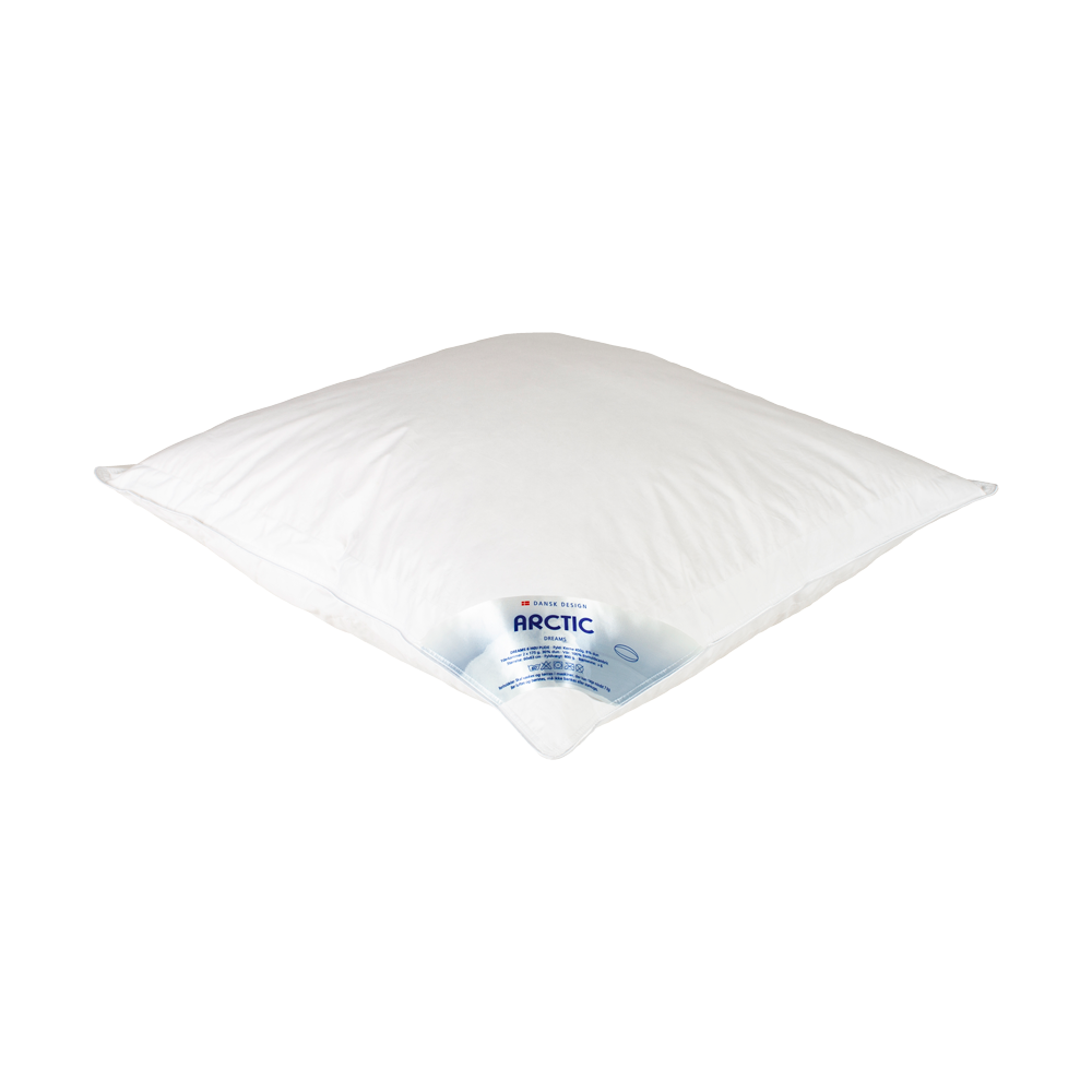Produktbillede af DREAMS Dunpude 60x63 cm Medium: 750 gram Hvid på tilbud i høj kvalitet