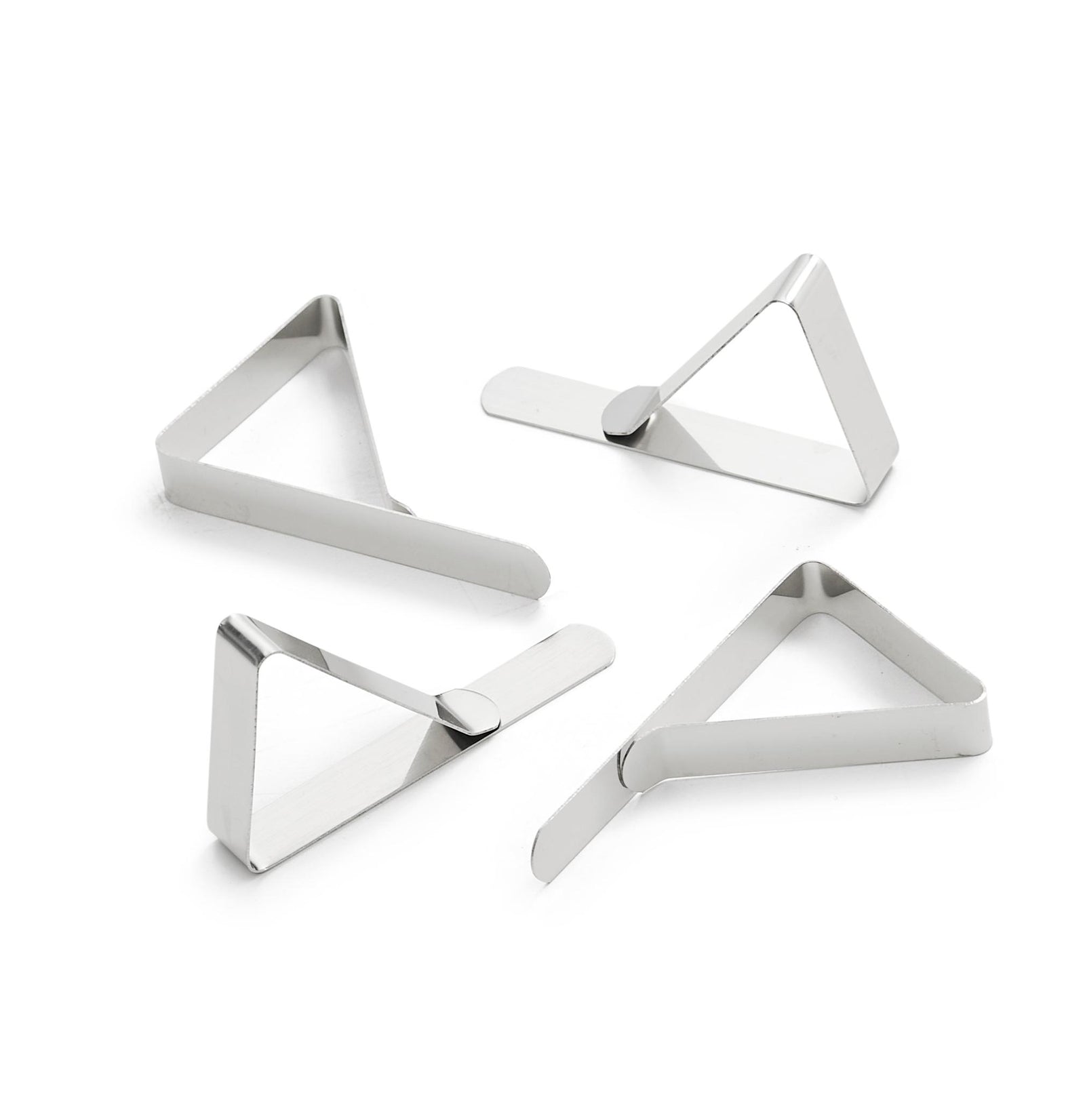 Produktbillede af Engholm Textiles Dugklemmer sølv 4 stk i premium kvalitet