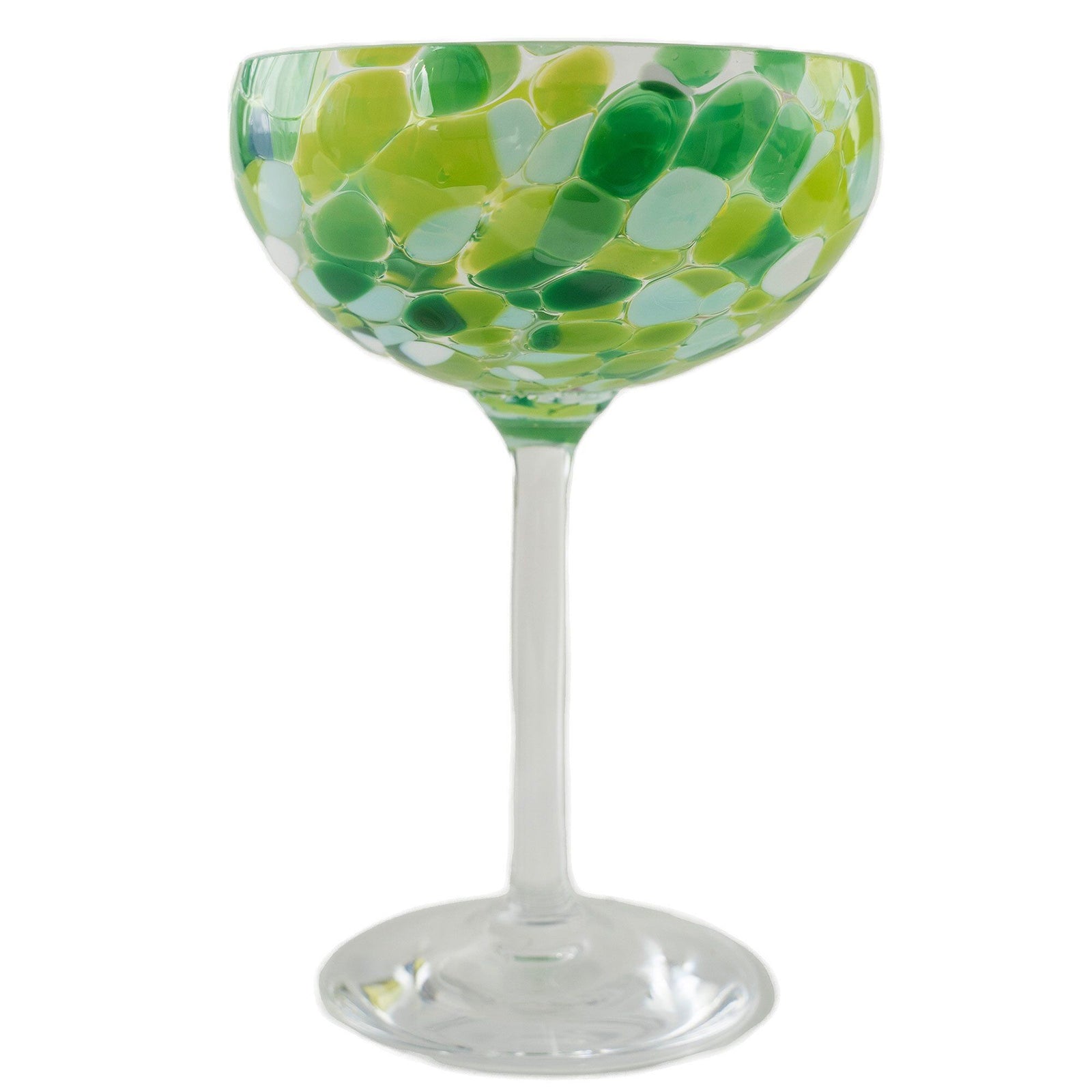 Magnor Magnor Swirl champagneglas 22 cl, grøn – detaljebillede (Champagneglas)