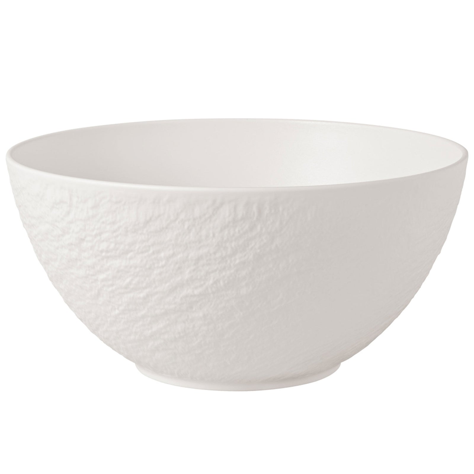 Villeroy & boch Villeroy & Boch Manufacture Rock Blanc Salatskål Ø24 cm, hvid – produktfoto (Salatskål)