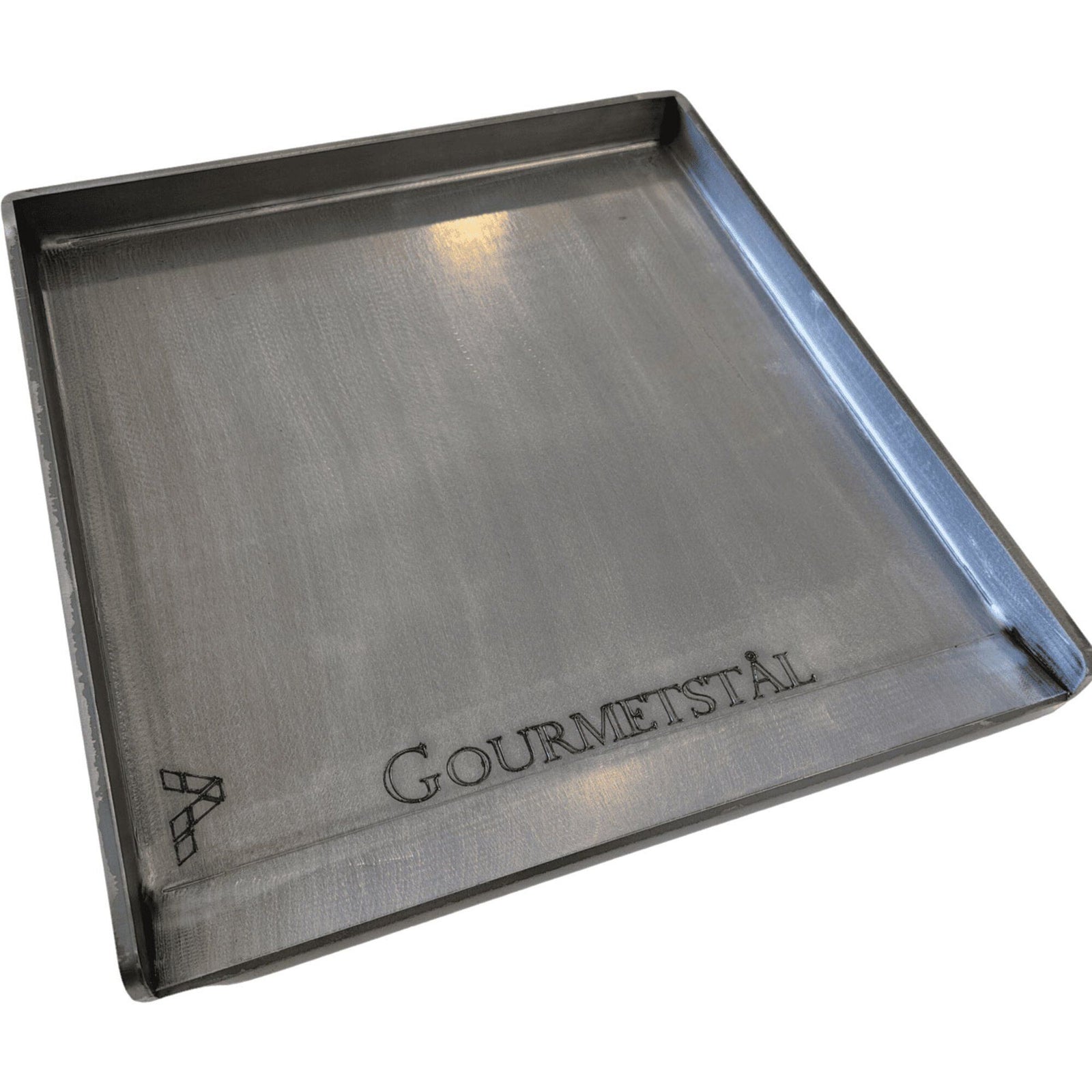 Gourmetstål Gourmetstål Grillplade med høje kanter – frontbillede (Grillplade)