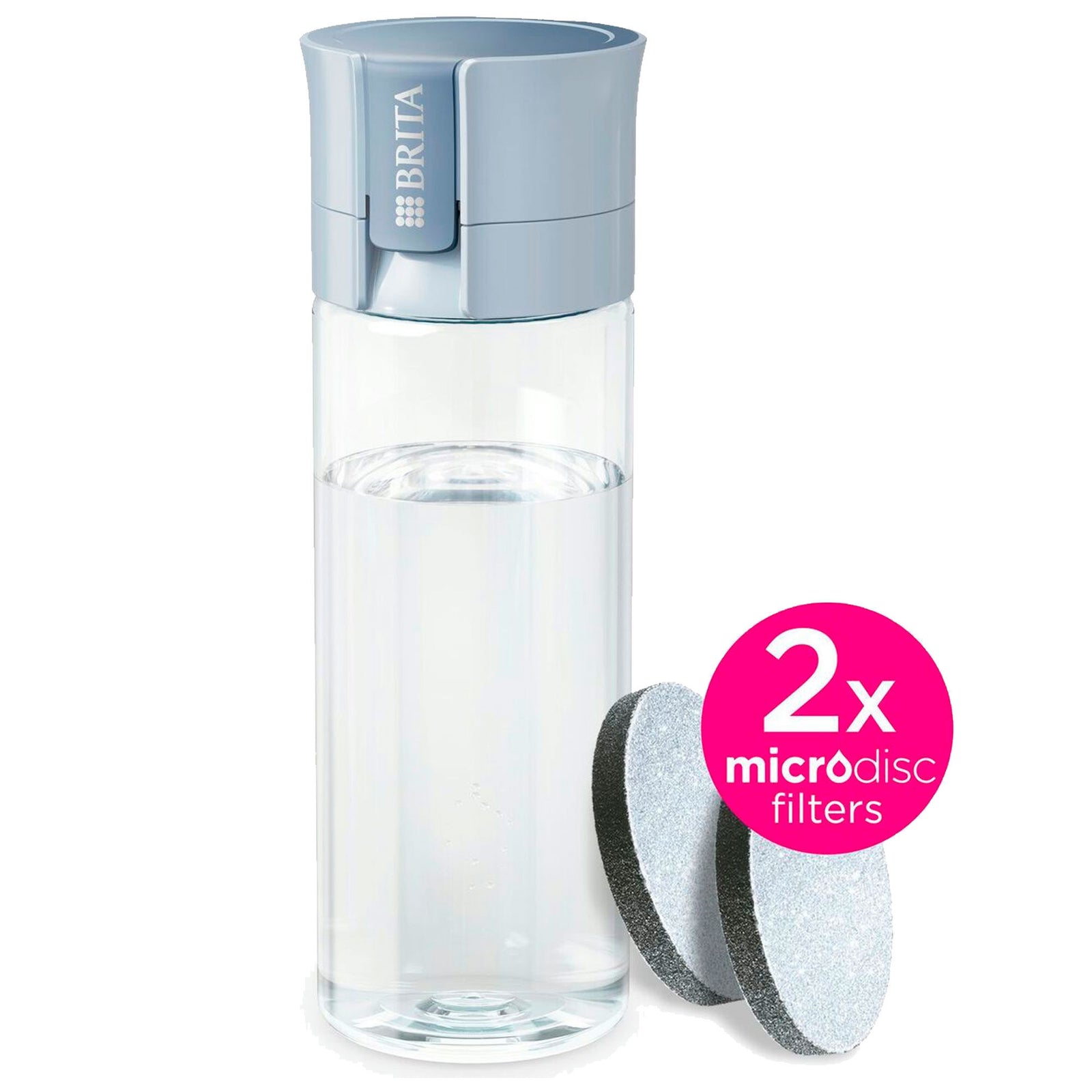 Brita Brita Vital vandflaske 0,6 liter, blå – produktfoto (Vandflaske)