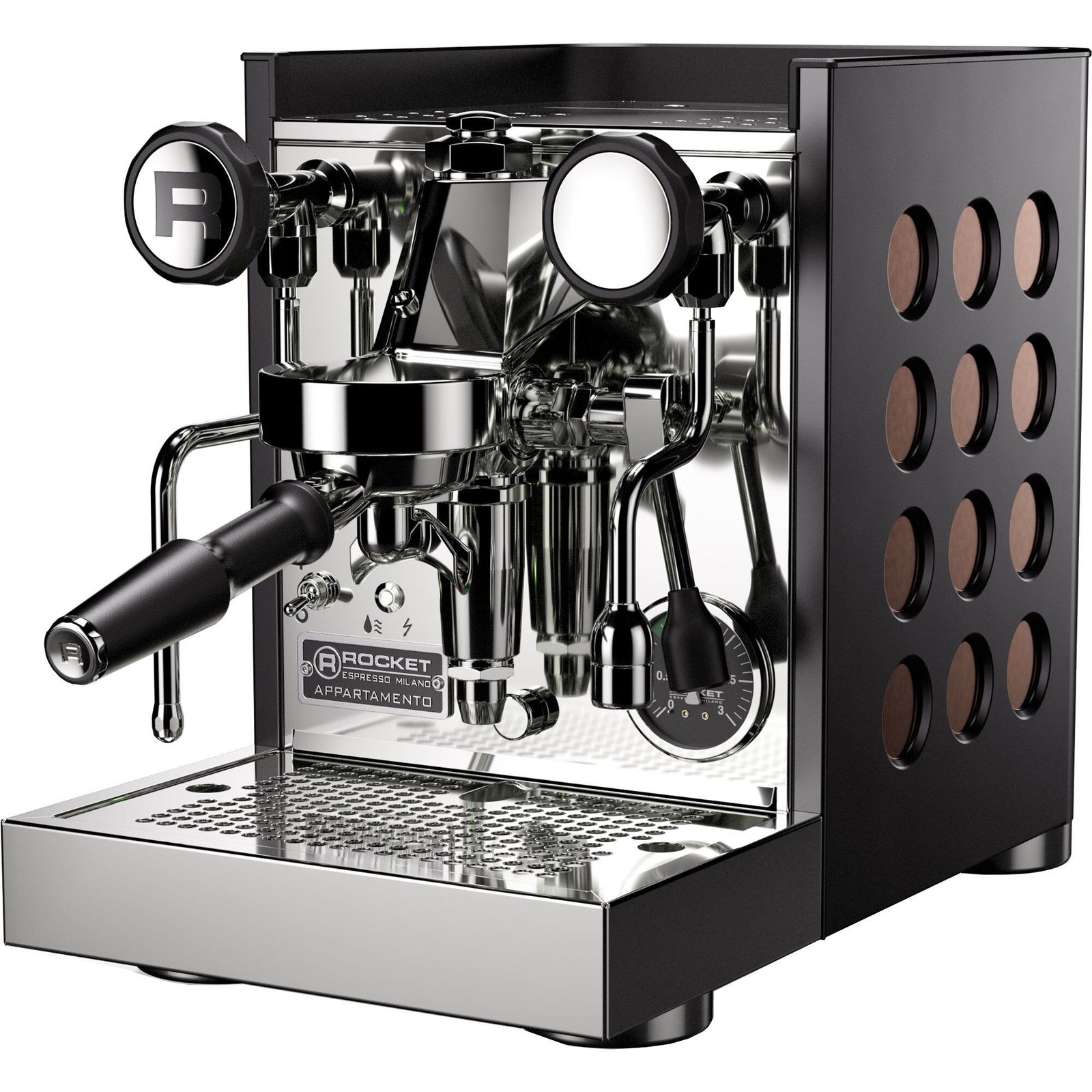 Rocket Rocket Appartamento TCA espressomaskine, sort/kobber ❤ detaljebillede (Espressomaskiner)