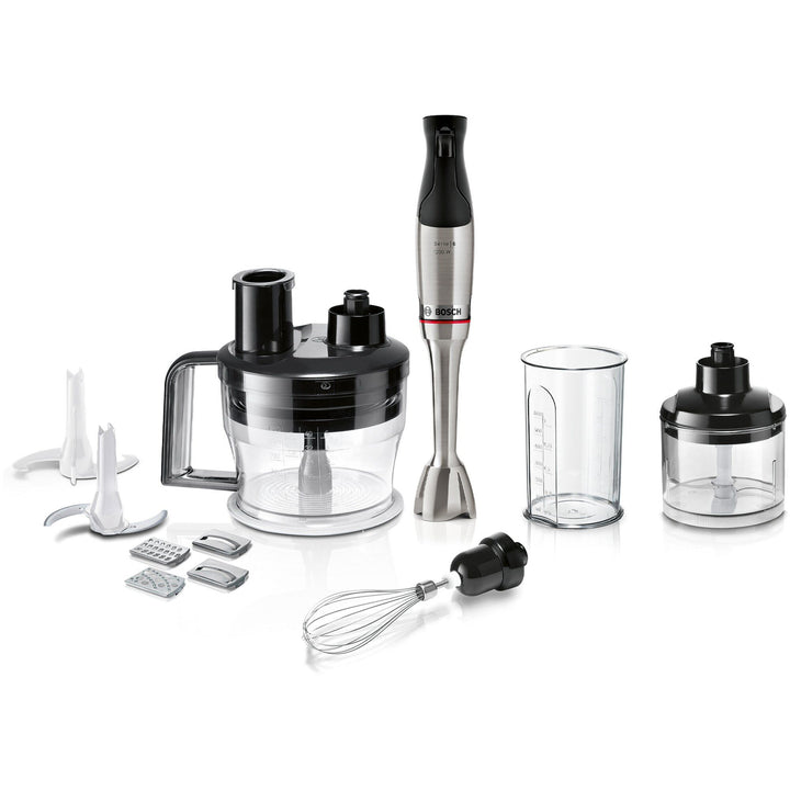 Bosch Bosch Serie 6 ErgoMaster MSM6M871 stavblender 1200 watt, rustfrit stål – close-up (Stavblender)