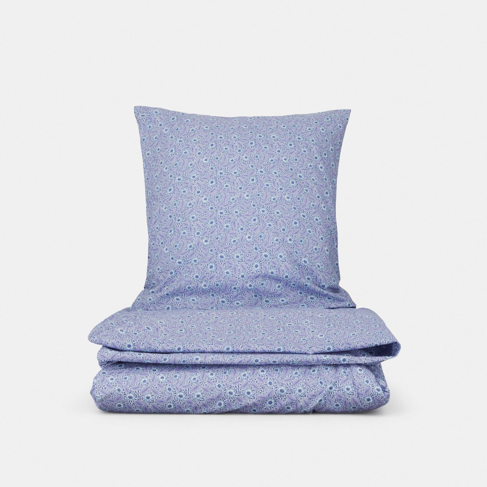 Produktbillede af Engholm Textiles Sengesæt Christchurch William Morris Iris Blue 140X200 cm i premium kvalitet