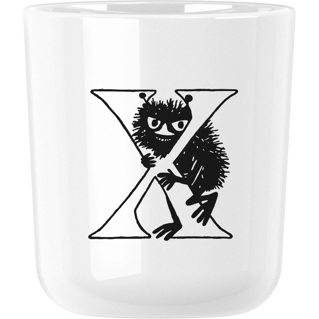 Stelton Stelton Mumi ABC krus, 0,2 liter, X ❤ frontbillede (Moomin)