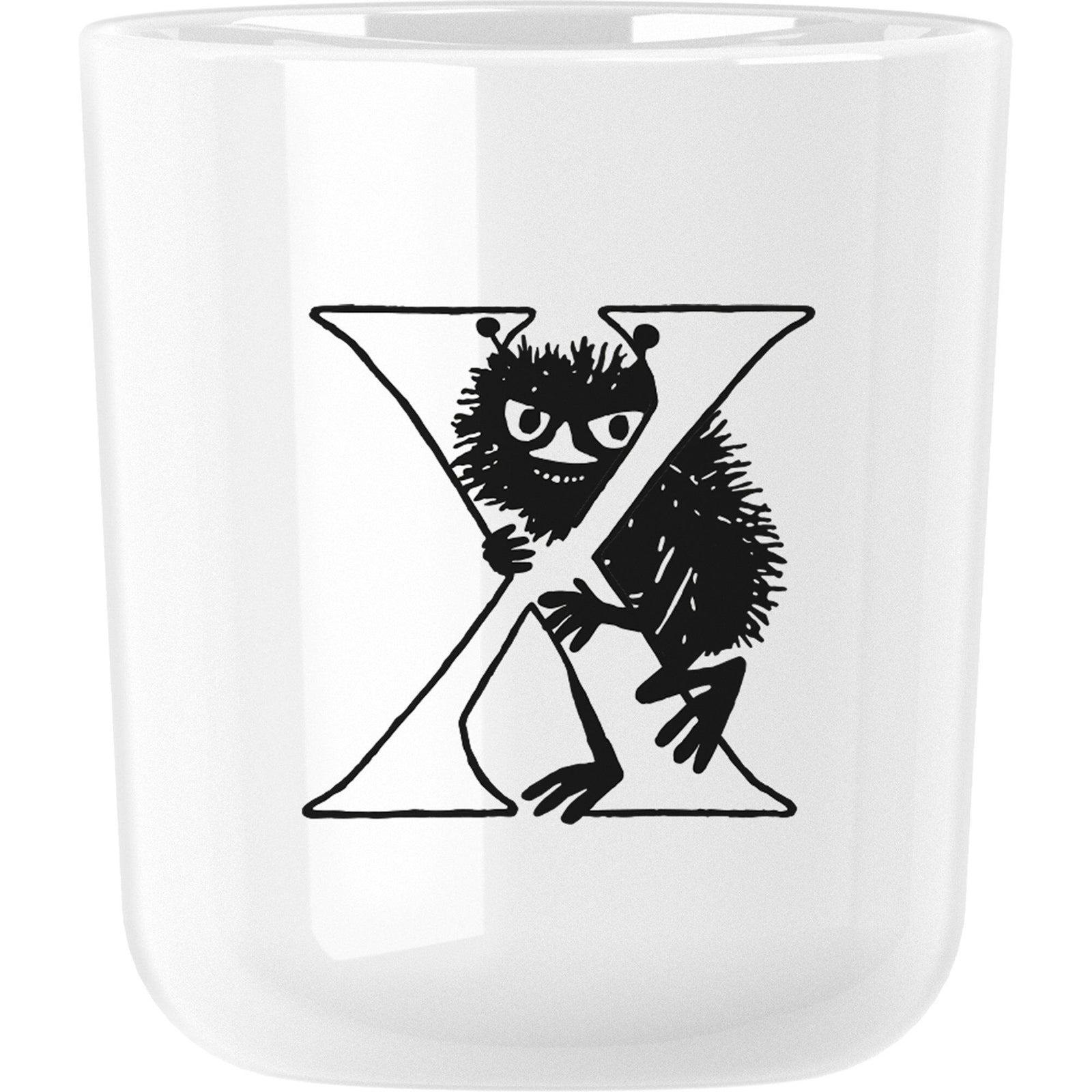 Stelton Stelton Mumi ABC krus, 0,2 liter, X ❤ frontbillede (Moomin)