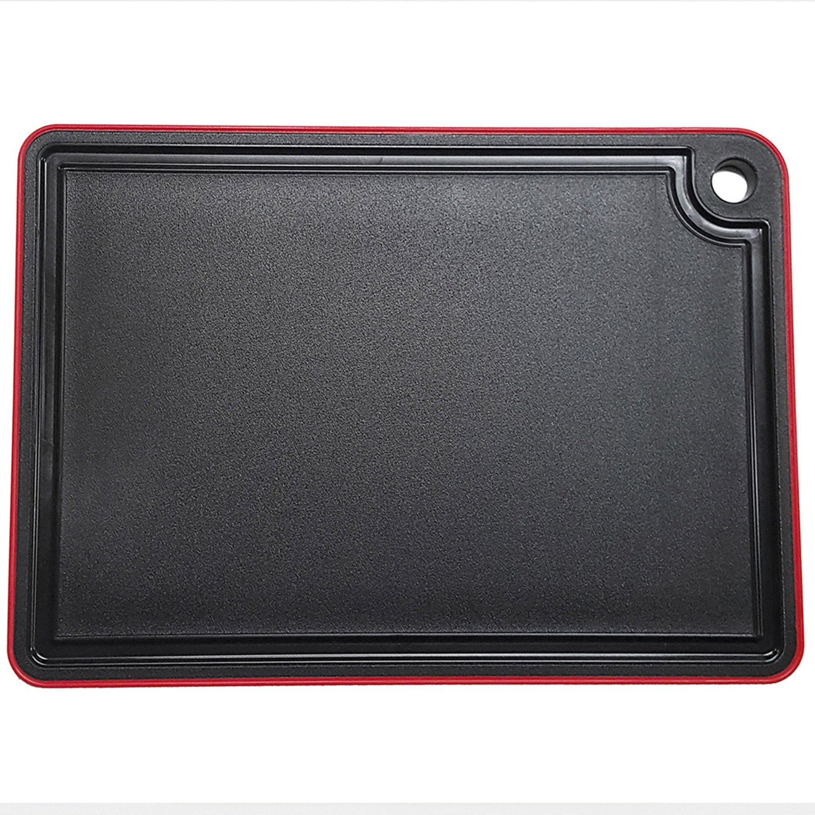 Daloplast Daloplast Skærebræt, sort/rød, 35 x 25 cm – detaljebillede (Skærebræt)