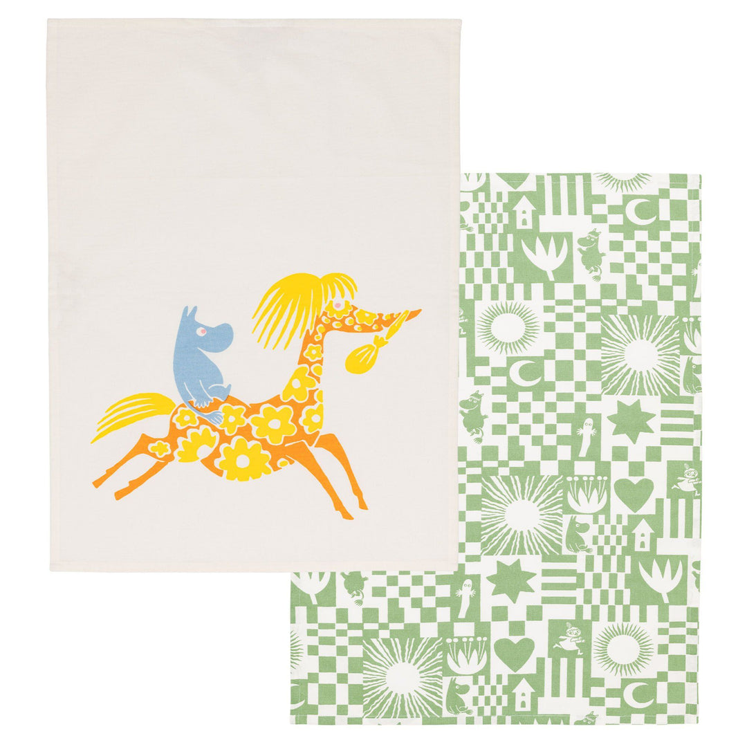 Arabia Arabia Mumin Fest Viskestykke 50x70 cm, 2 stk. ❤ frontbillede (Moomin)