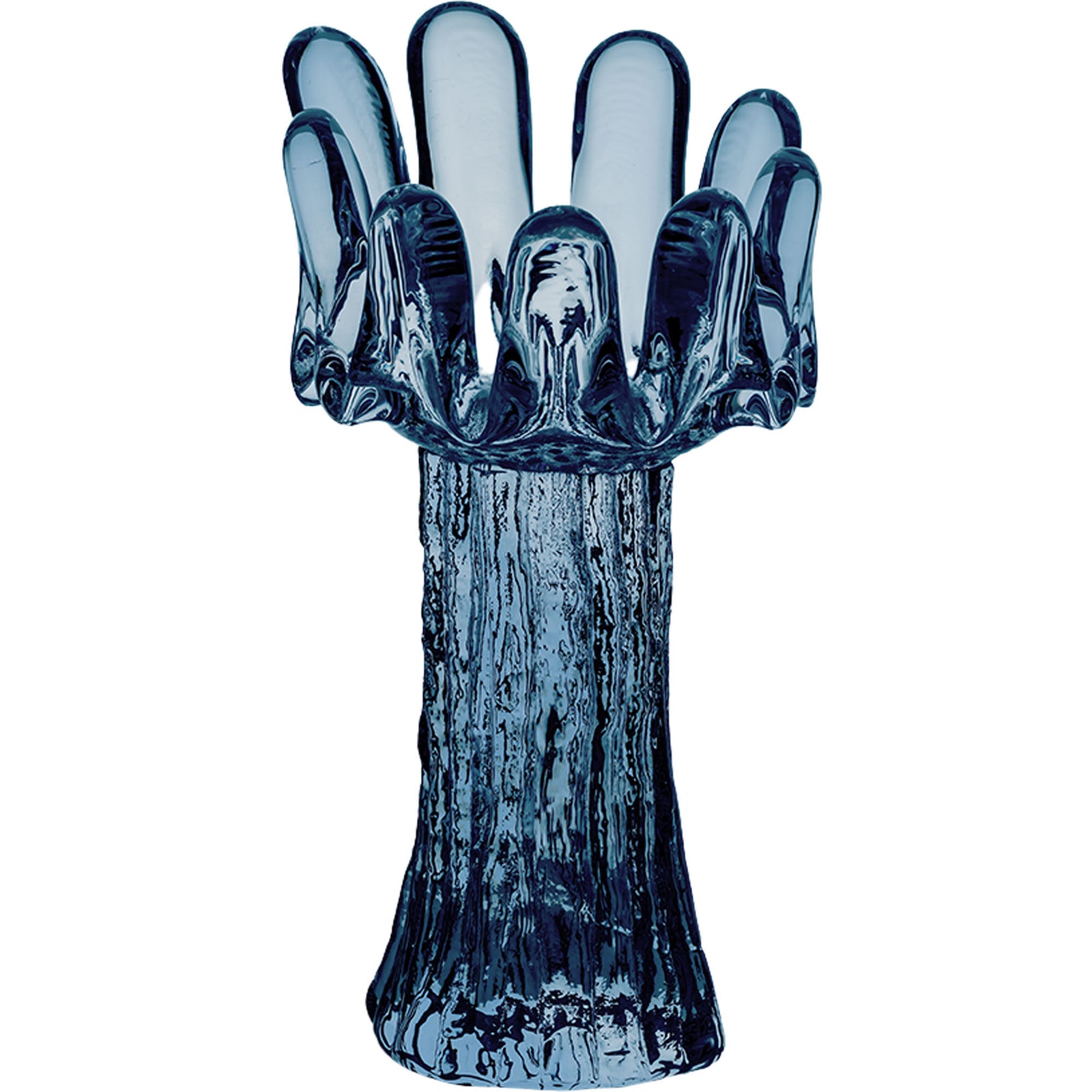 Kosta boda Kosta Boda Sunflower lysestage 180 mm, genbrugsglas ❤ frontbillede (Lysestager)