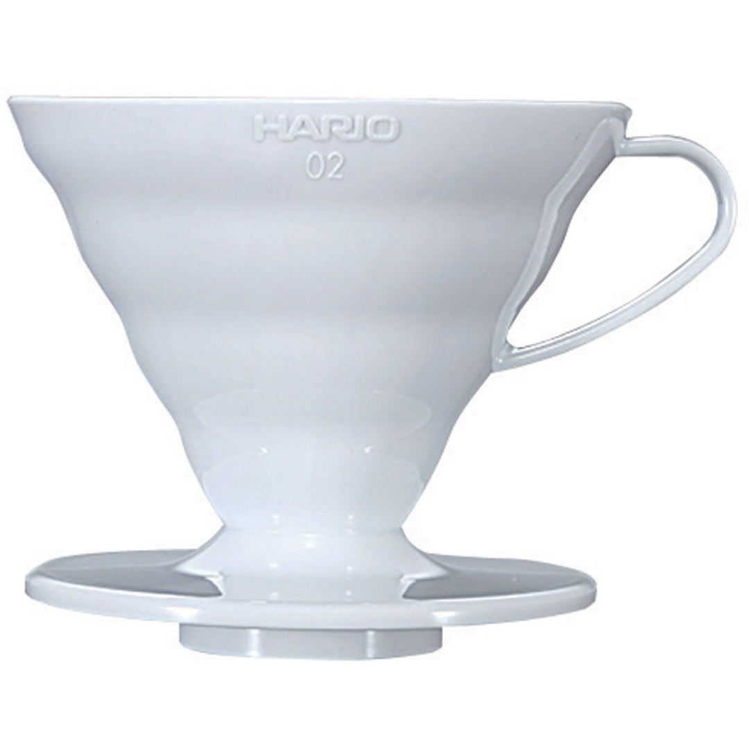 Hario Hario 2 Cup Dripper V60 Hvid keramik – billede i brug (Kaffeskål)